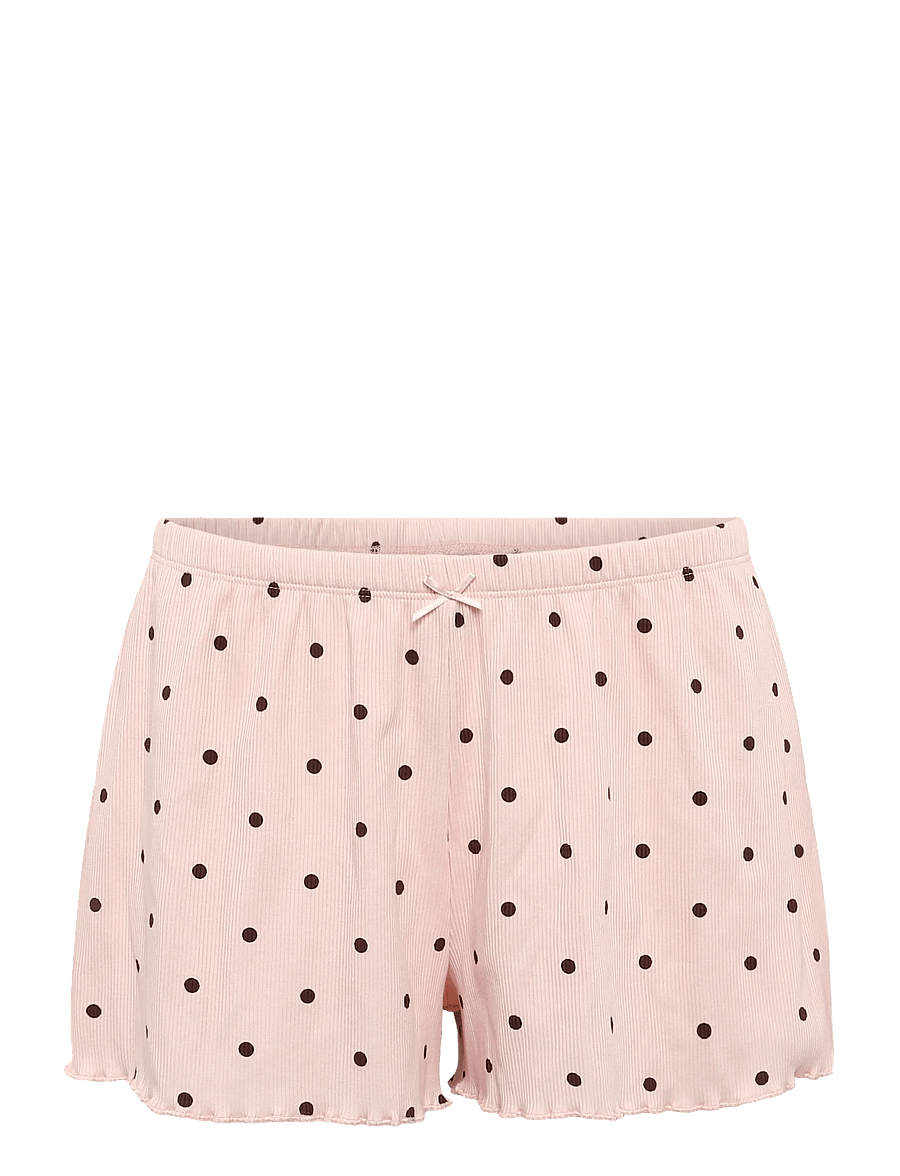 Hunkemöller - SHORT JERSEY RIB DOT - pyjamas - lotus - 3