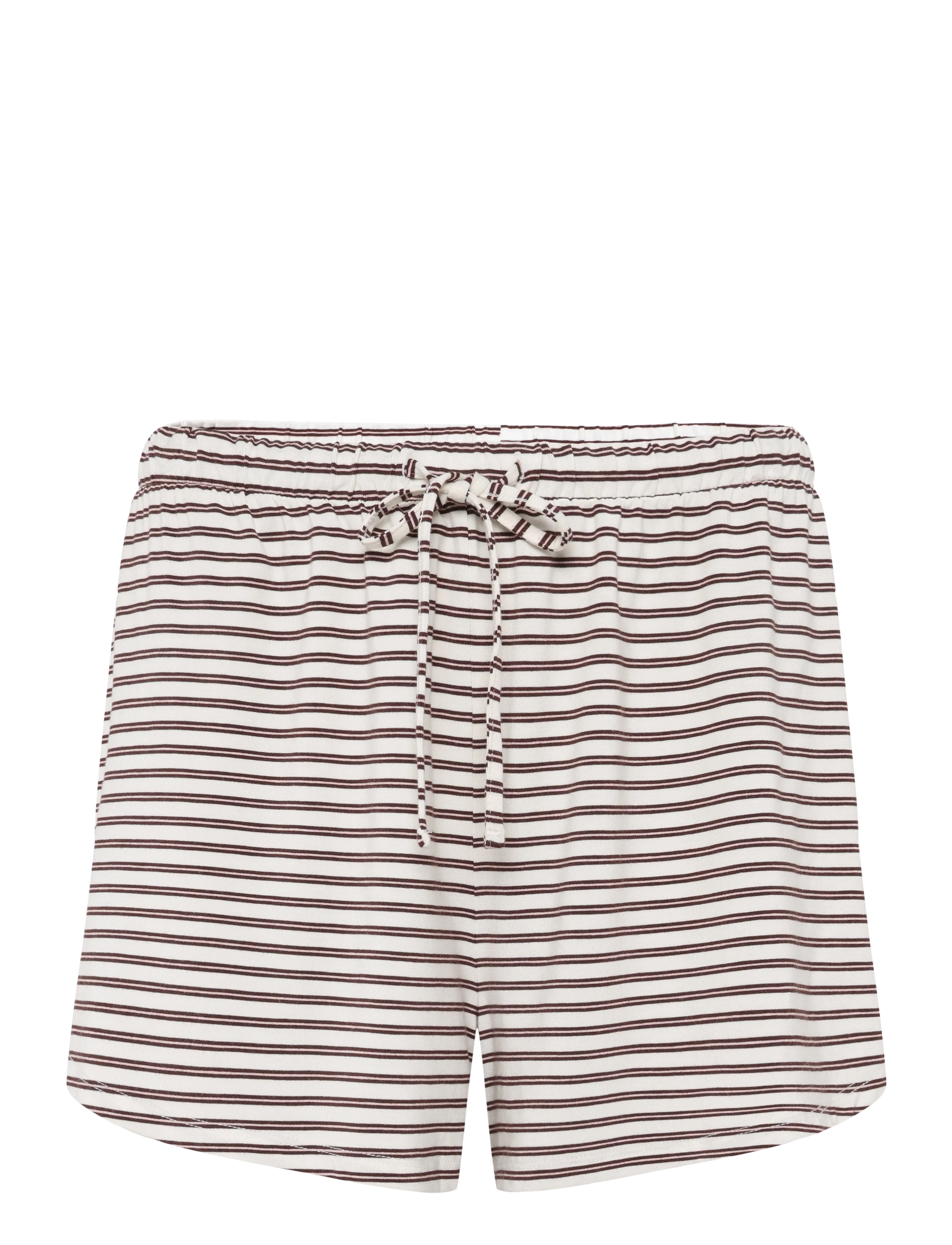 Hunkemöller SHORT JERSEY STRIPE - Riided - GARDENIA / cream