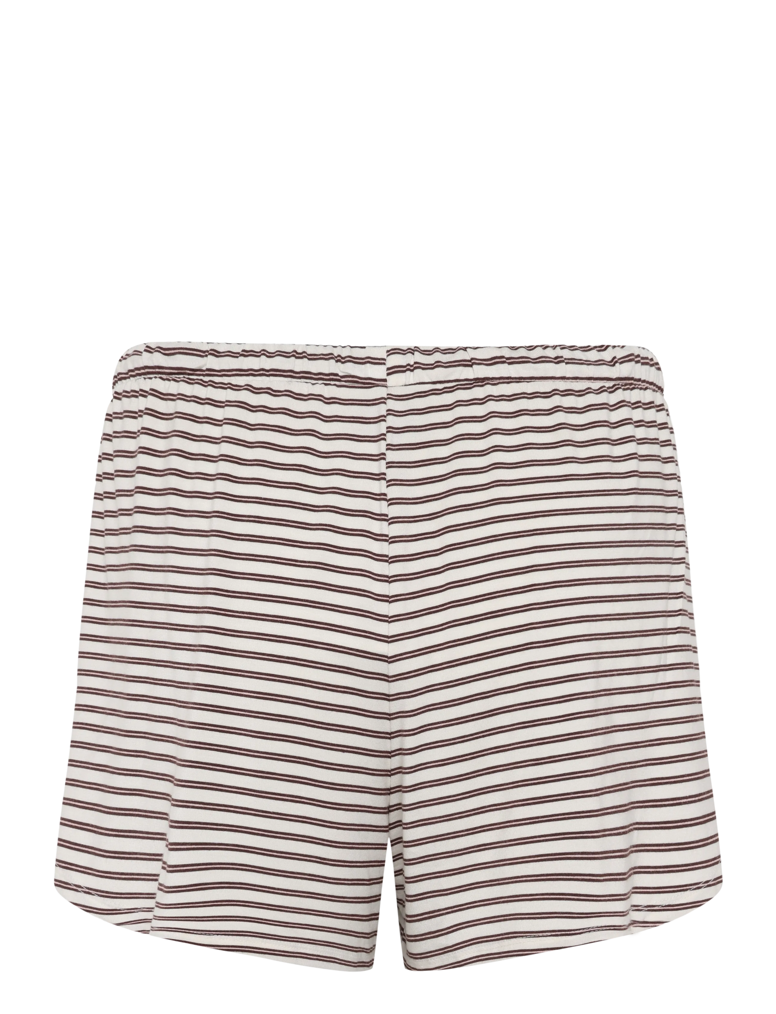 Hunkemöller - SHORT JERSEY STRIPE - lühikesed dressipüksid - gardenia - 2
