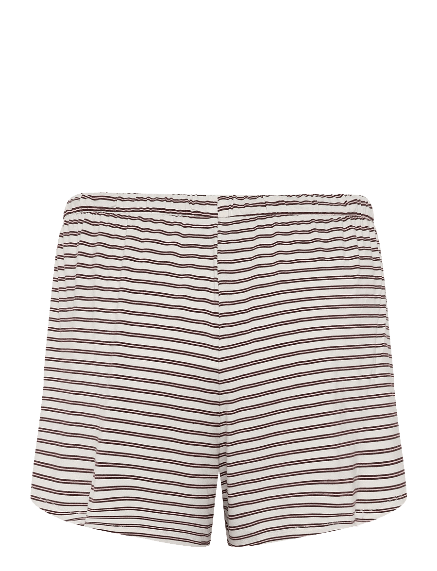 Hunkemöller - SHORT JERSEY STRIPE - lühikesed dressipüksid - gardenia - 2