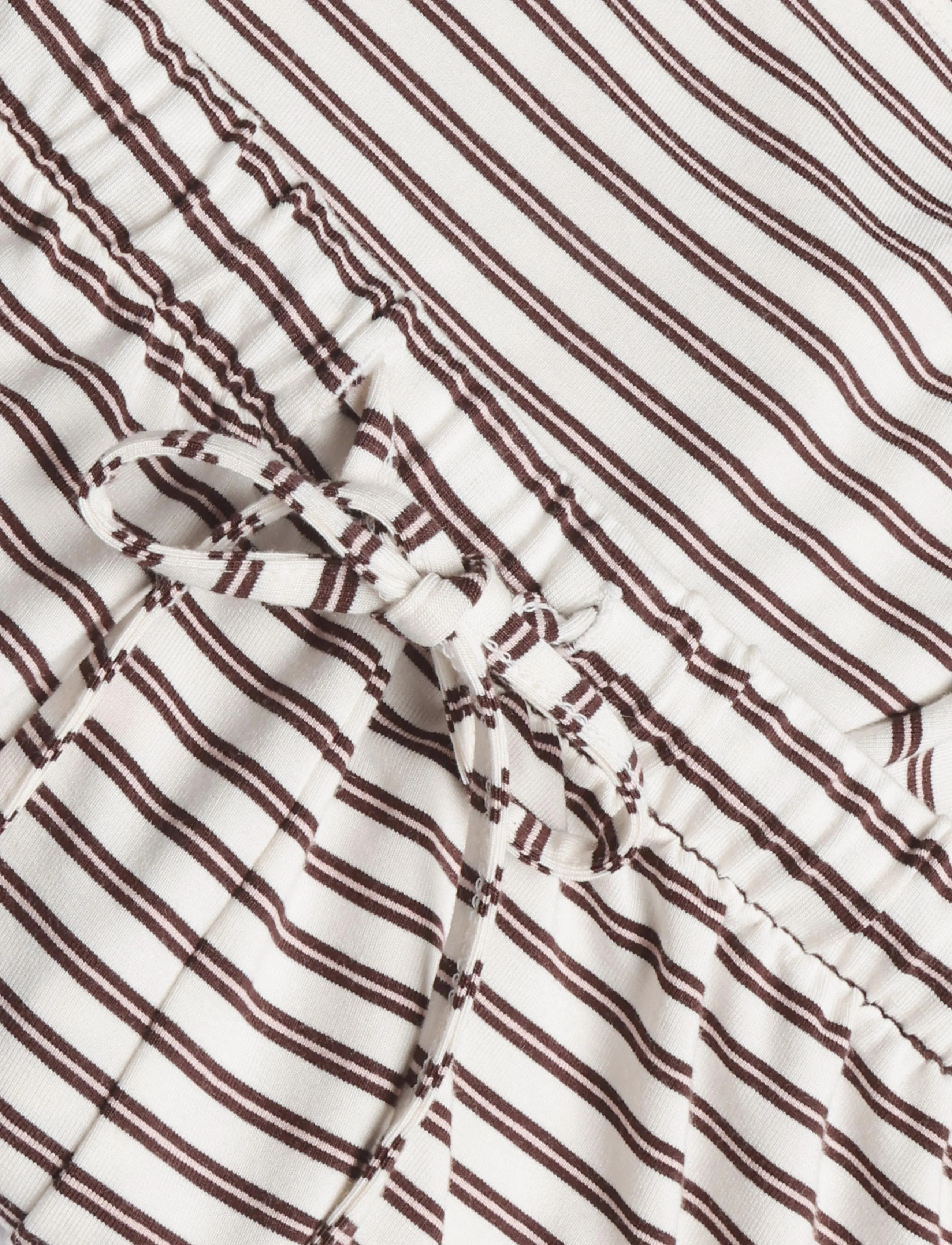 Hunkemöller - SHORT JERSEY STRIPE - lühikesed dressipüksid - gardenia - 5