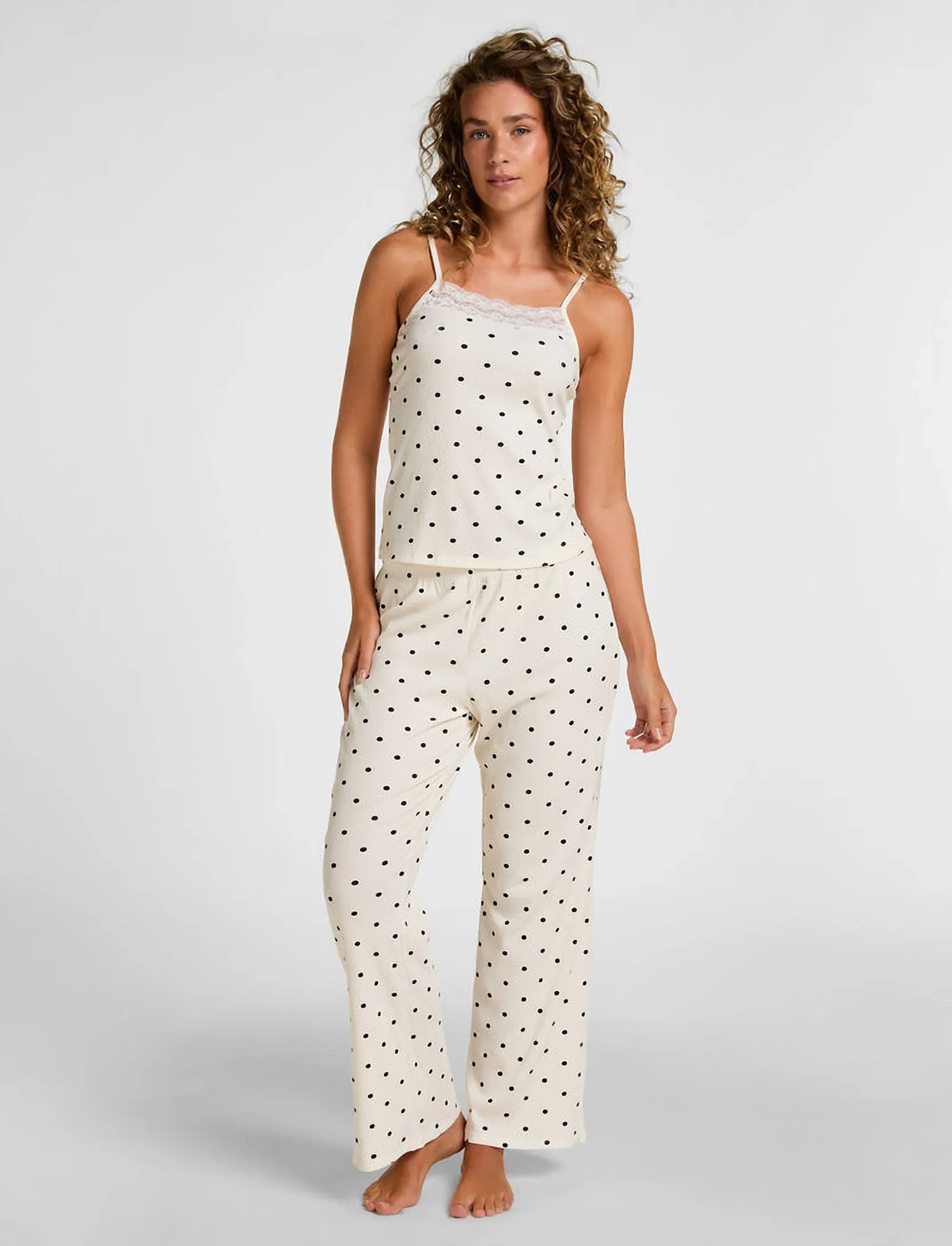 Hunkemöller Pyjamasset Dots pyjamas dam – bild 4