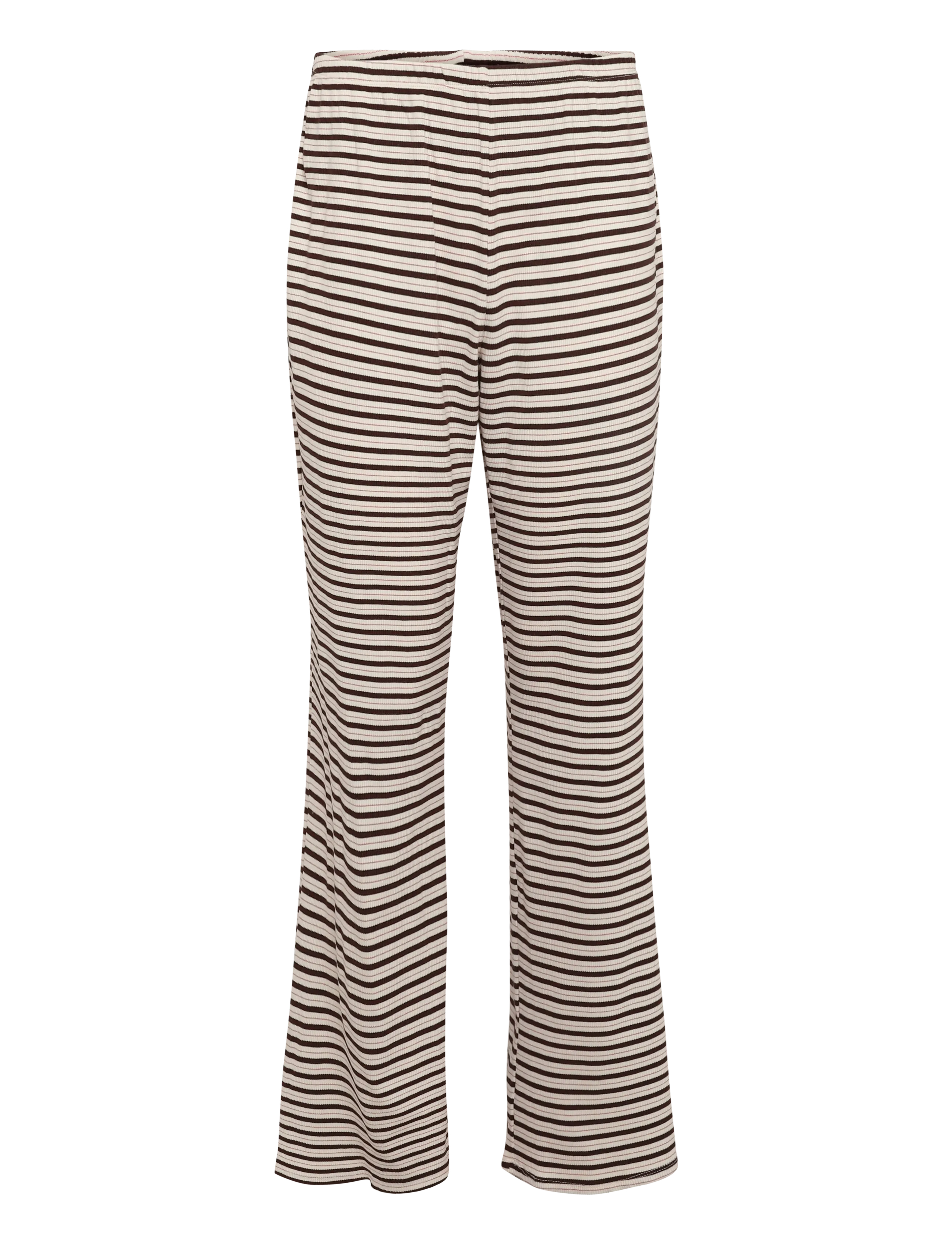 Hunkemöller - Pj Cami Pant Rib Lace Print - pysjamas - chicory coffee - 3