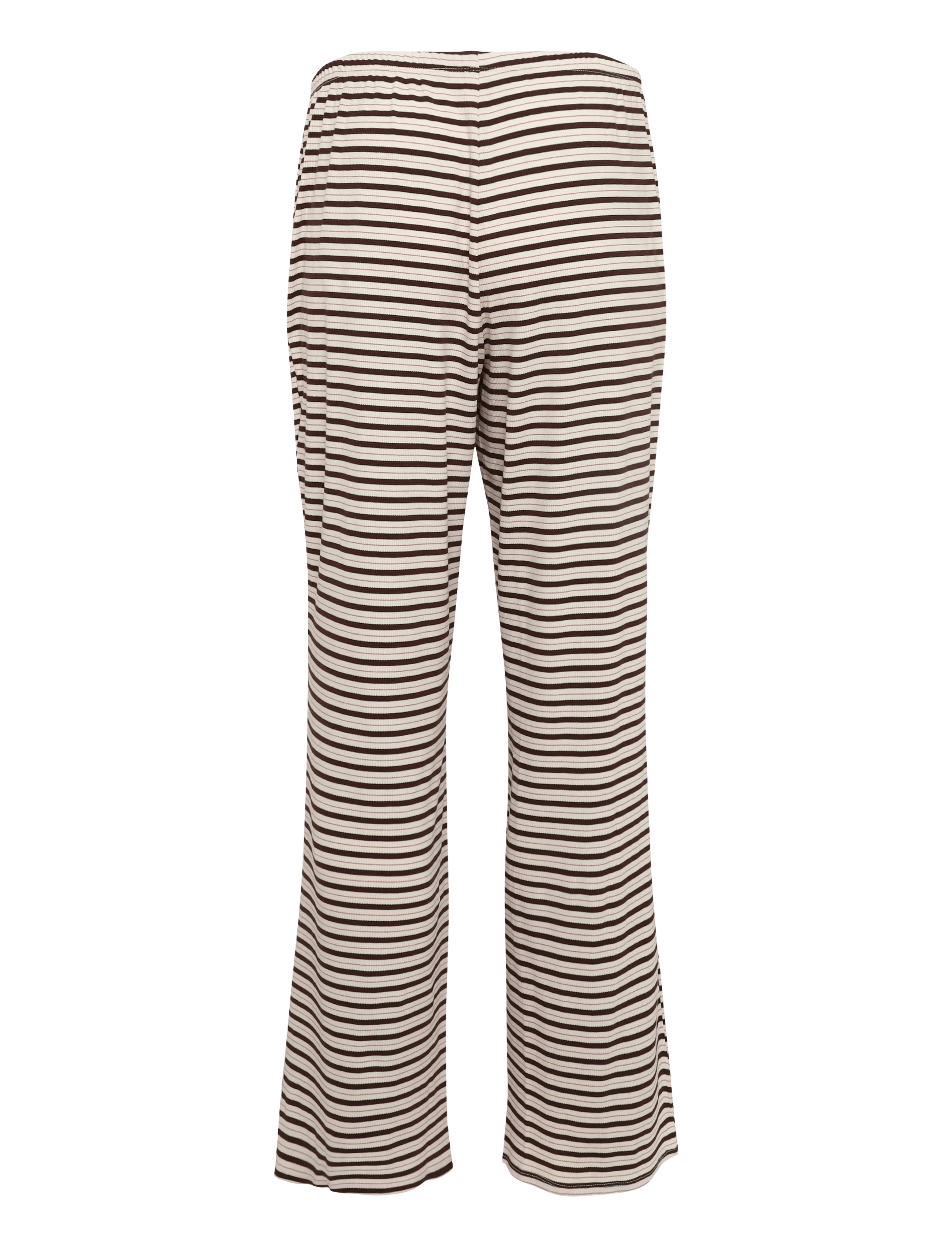 Hunkemöller - Pj Cami Pant Rib Lace Print - pysjamas - chicory coffee - 4