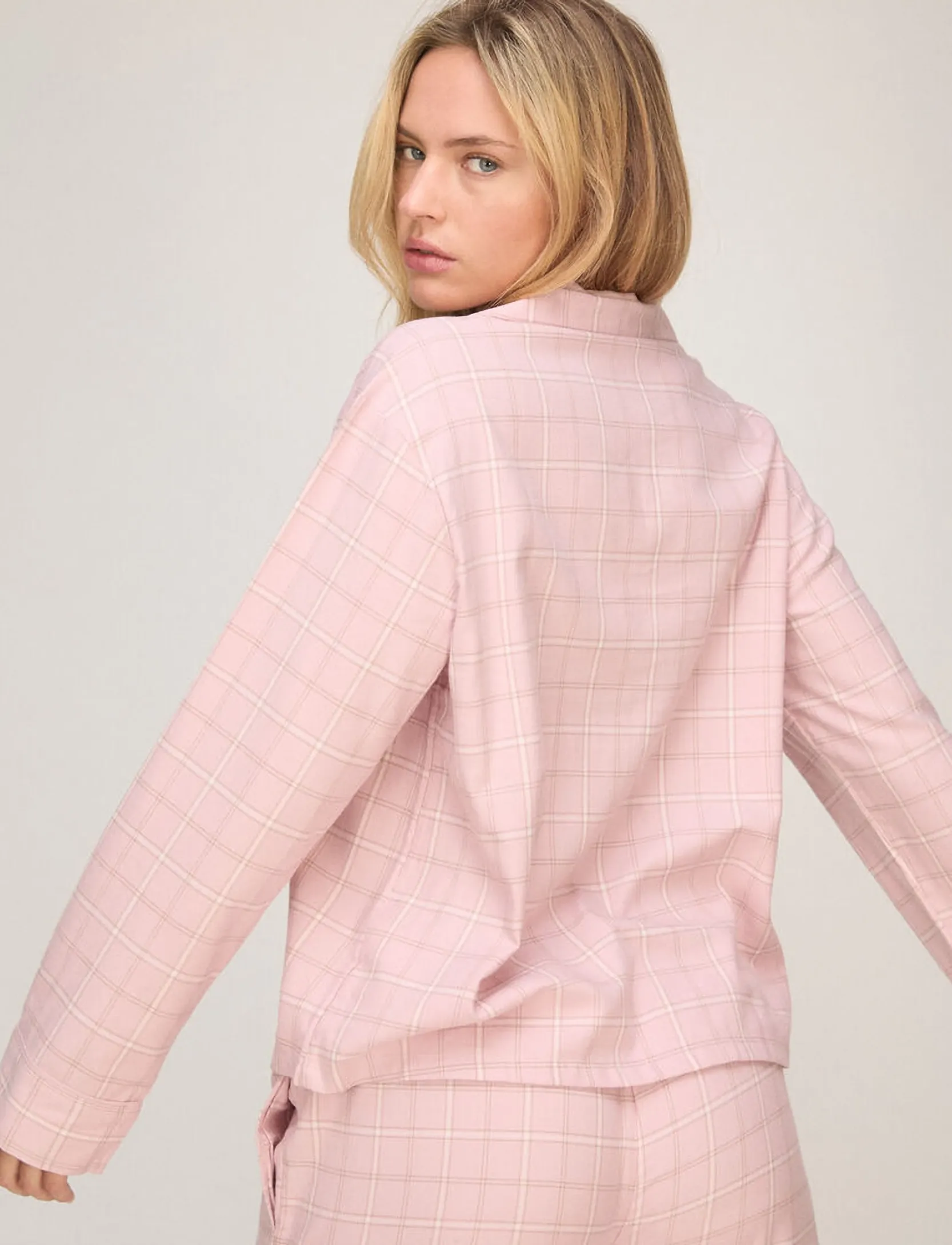 Hunkemöller - JACKET LS VIS CO WOVEN CHECK - lotus - 5