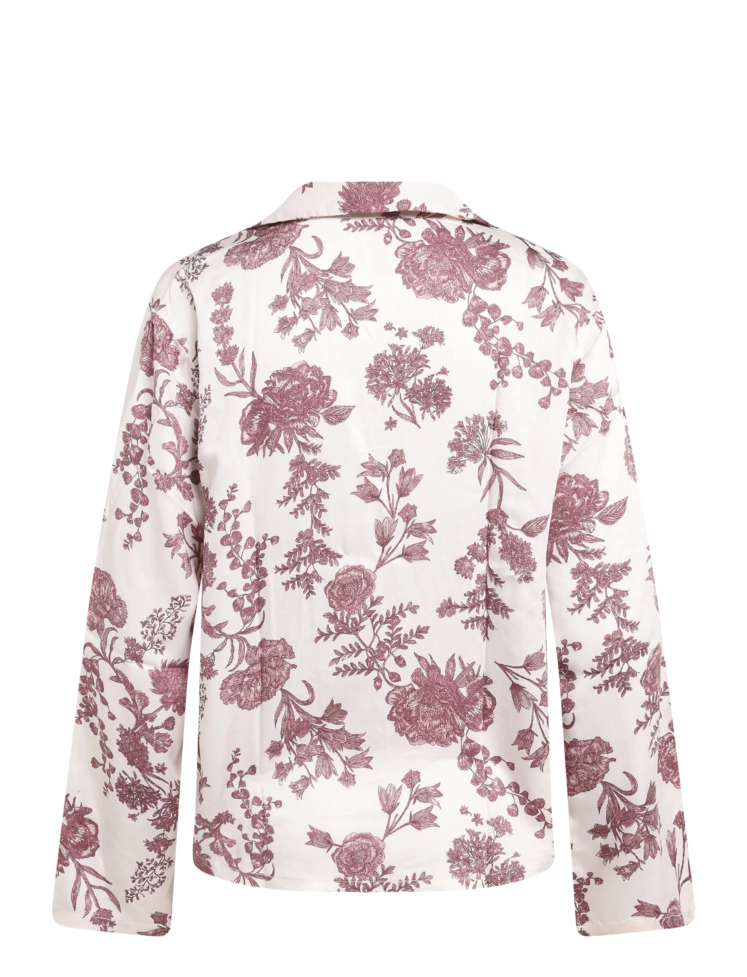 Hunkemöller - JACKET LS VIS WOVEN PRINT - långärmade skjortor - sheer bliss - 1