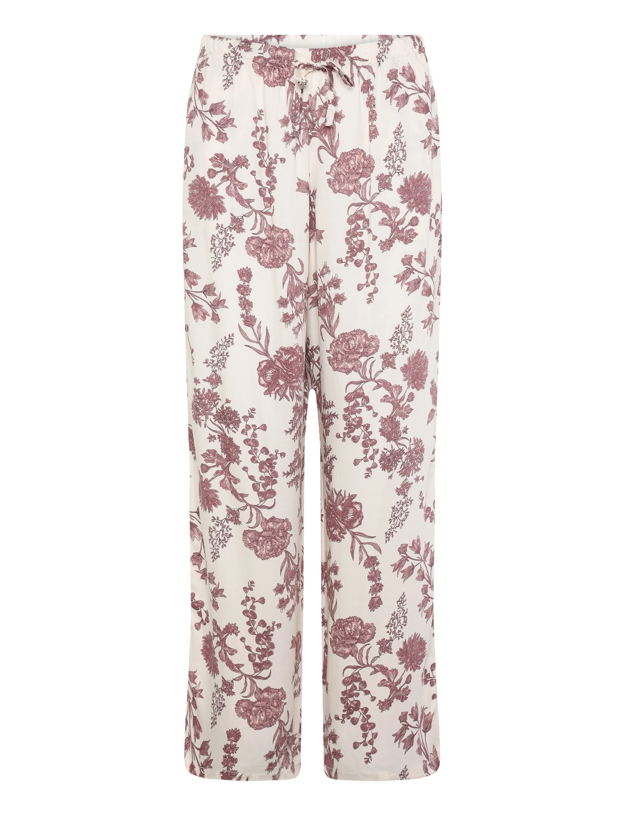 Hunkemöller PANT VIS WOVEN PRINT - Nachtwäsche - SHEER BLISS / cream