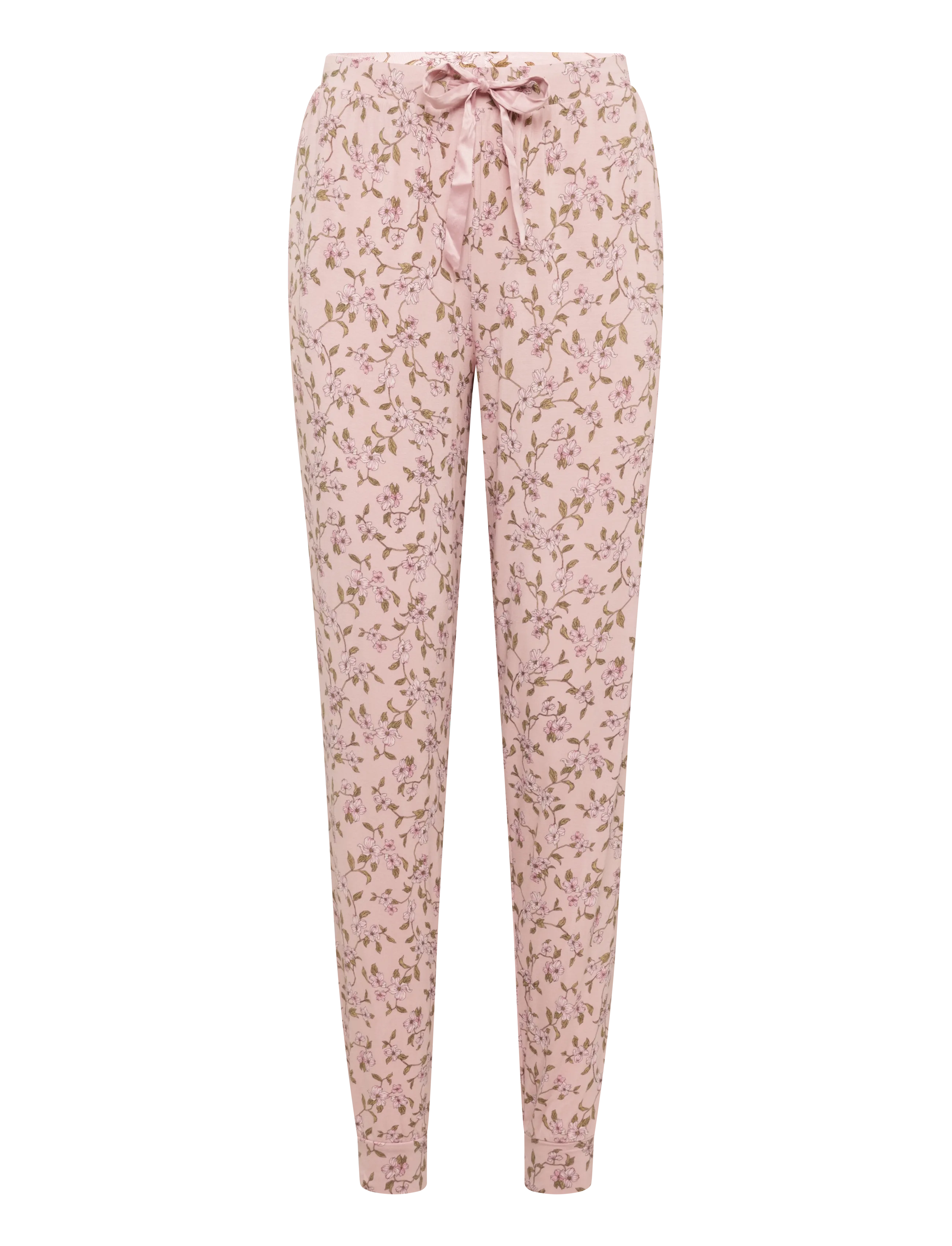 Hunkemöller PANT JERSEY PRINT - Nachtwäsche - PALE MAUVE / pink/rose
