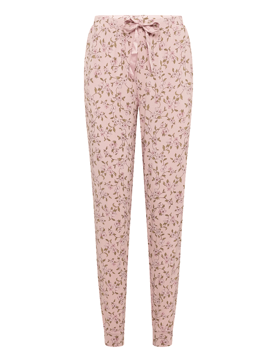 Hunkemöller - PANT JERSEY PRINT - pyjamahosen - pale mauve - 0