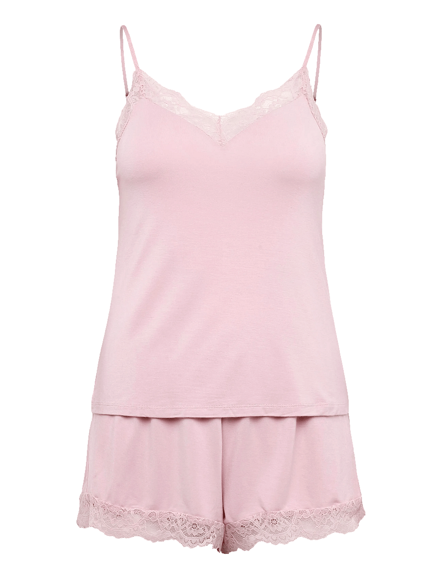 Hunkemöller - Pj Cami Vis Jersey Nana - pyjamas - pale mauve - 1