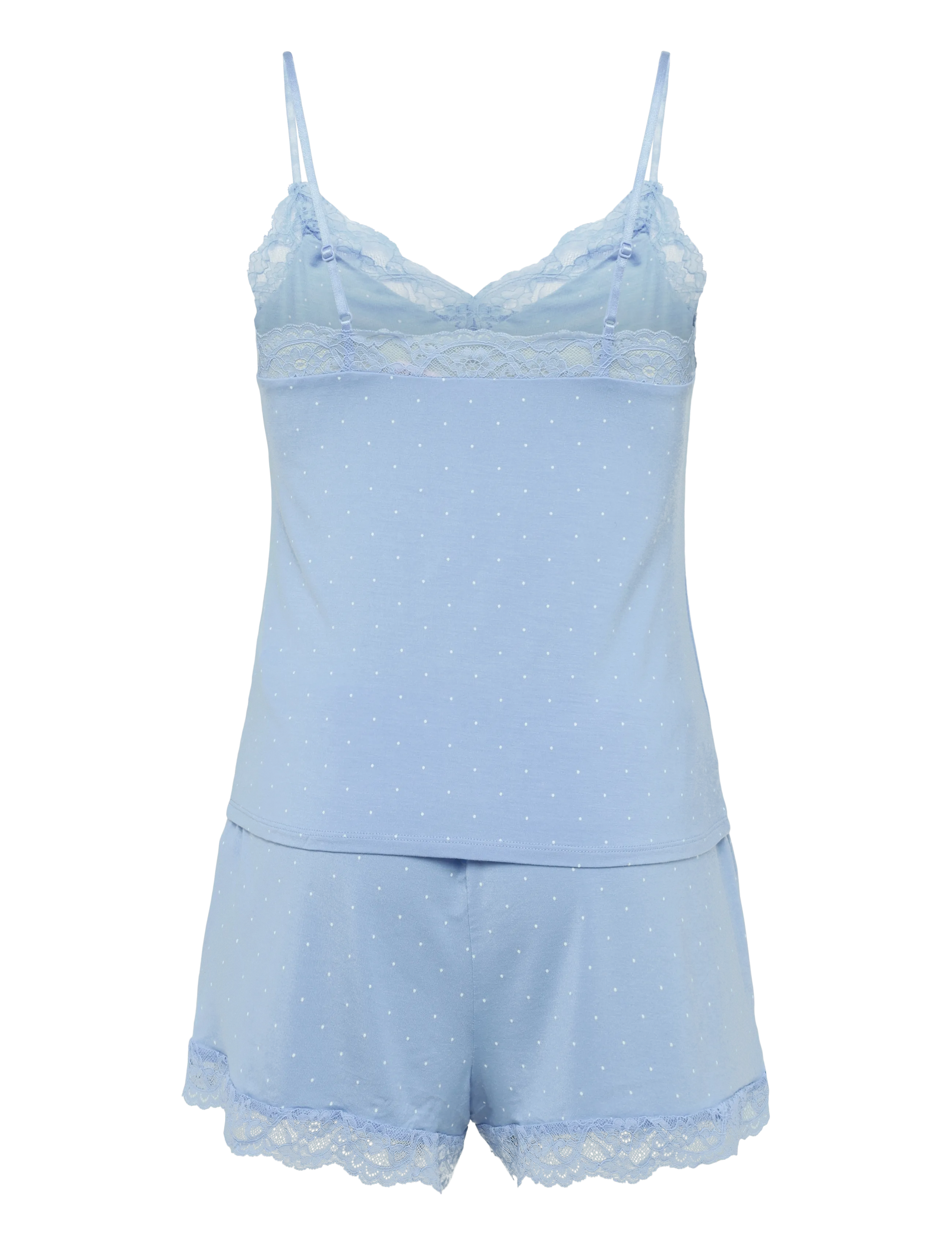 Hunkemöller - Pj Cami Vis Jersey Nana Print - pyjamas - bel air blue - 2