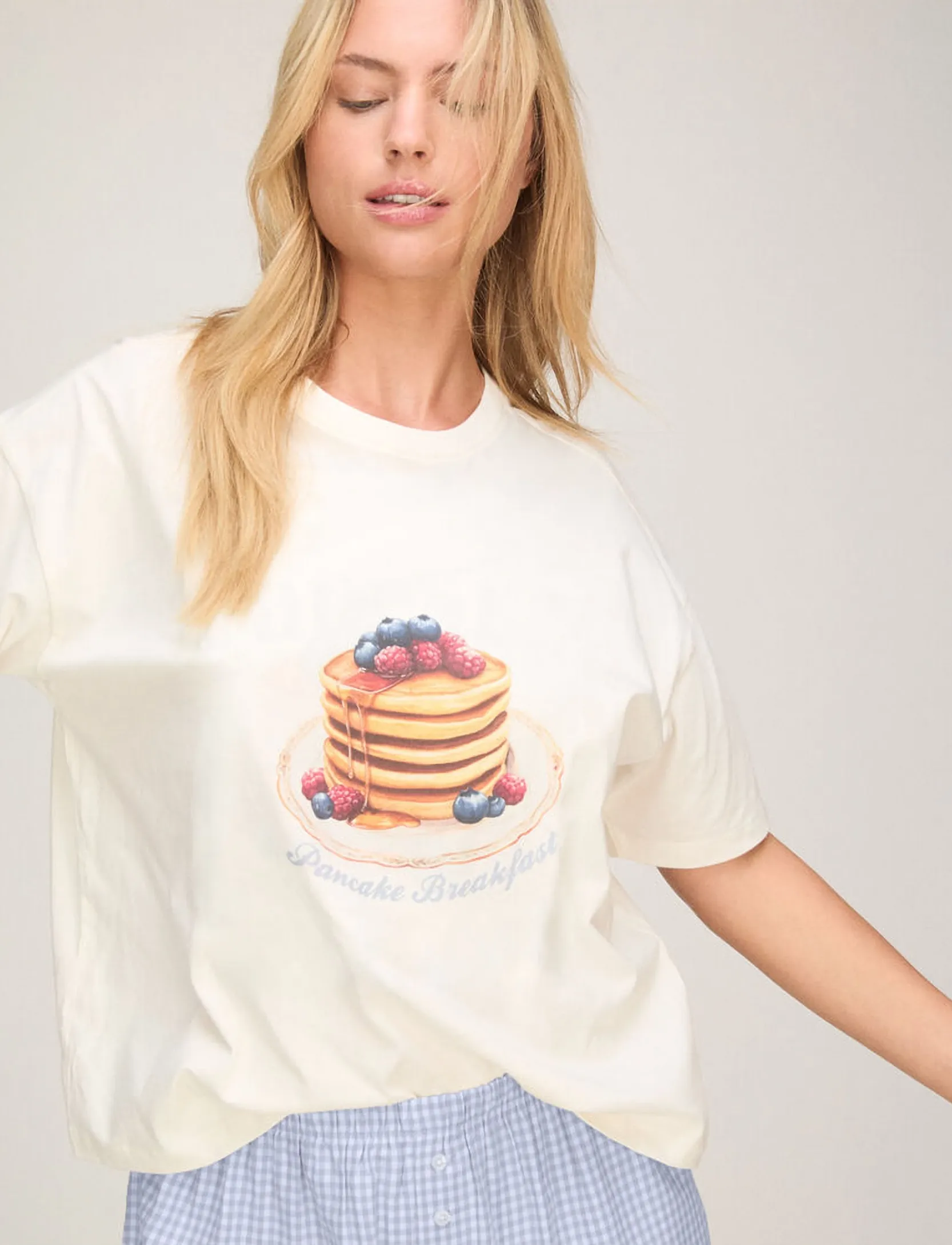 Hunkemöller Pyjamasset med Shorts och T-shirt dam – bild 6