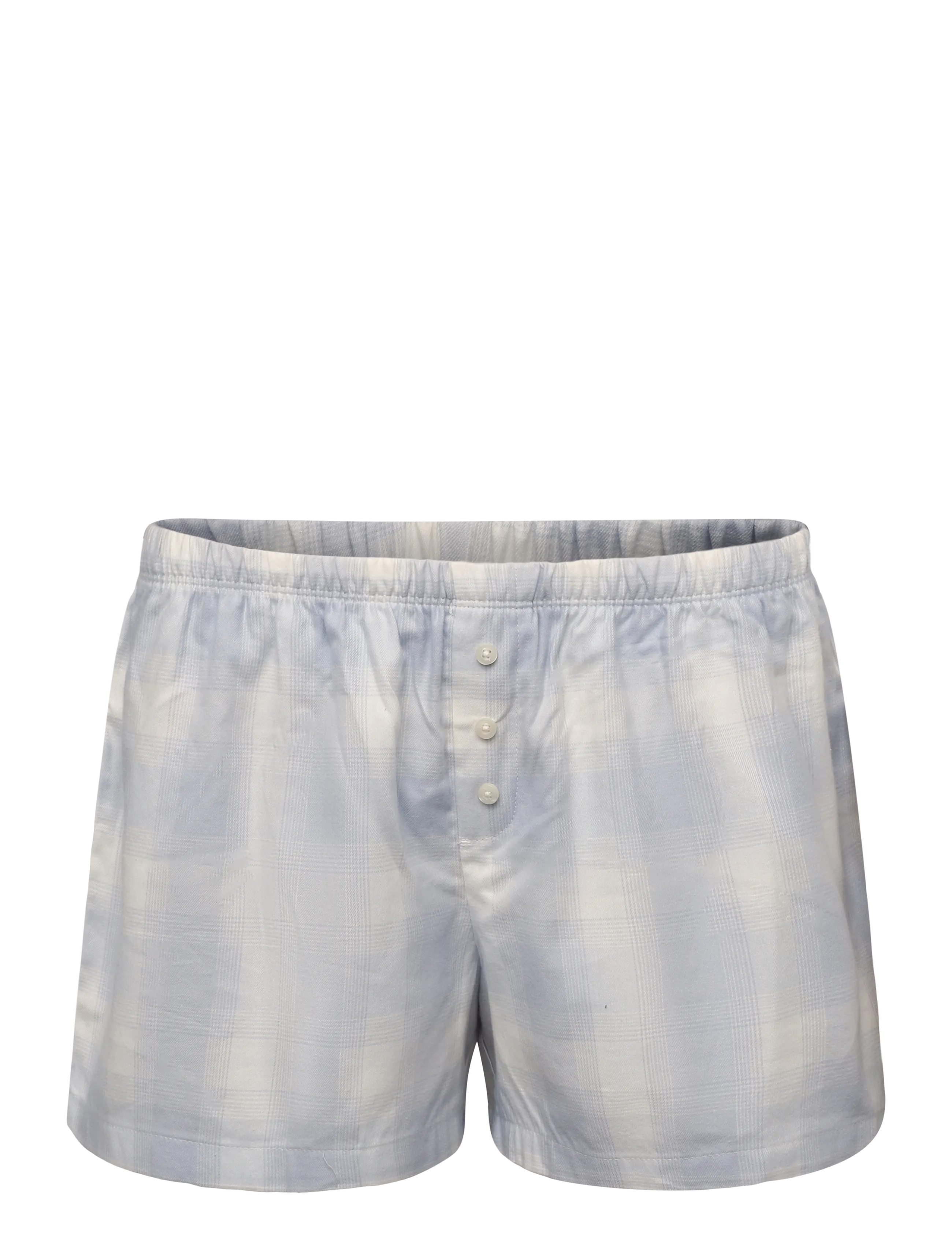 Hunkemöller - Pj Ss Short Vis Co Woven Check - die niedrigsten preise - gardenia - 3