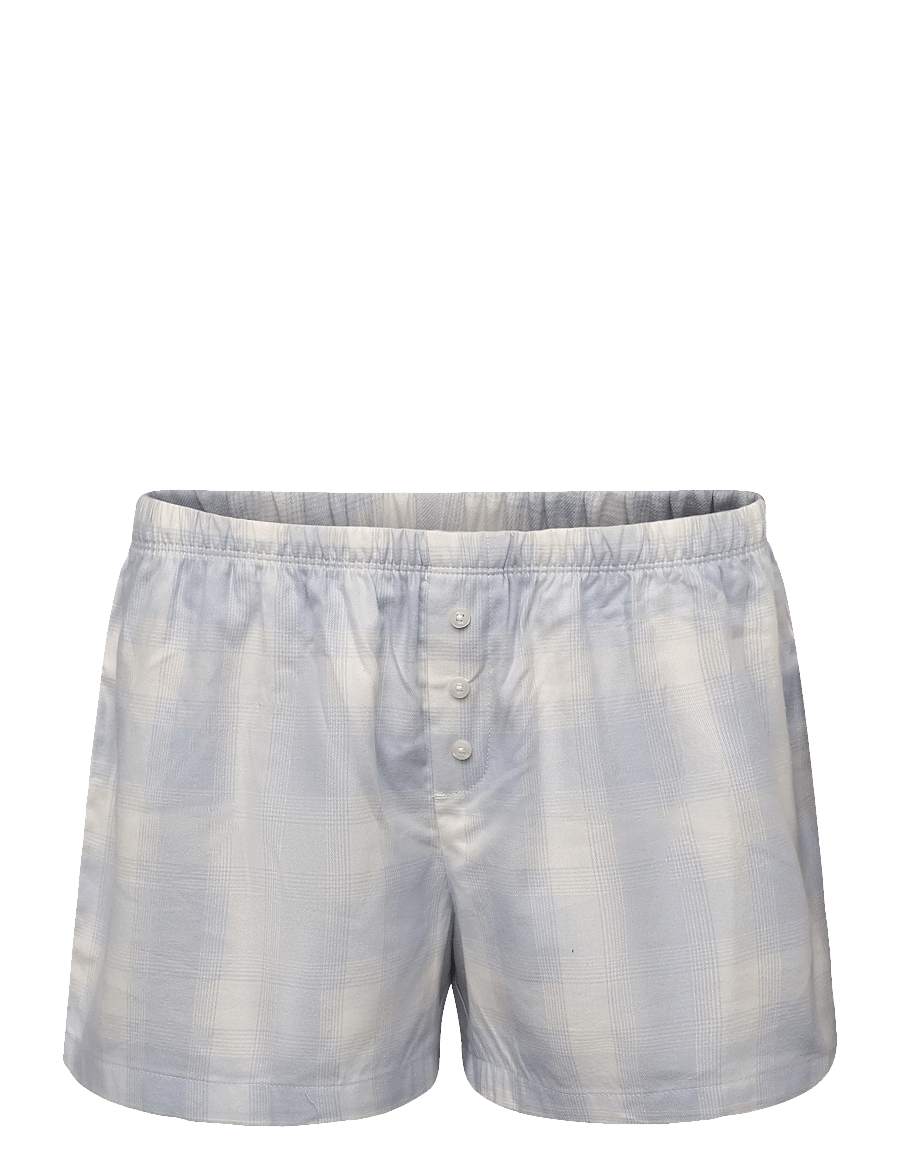 Hunkemöller - Pj Ss Short Vis Co Woven Check - pidžaamad - gardenia - 3