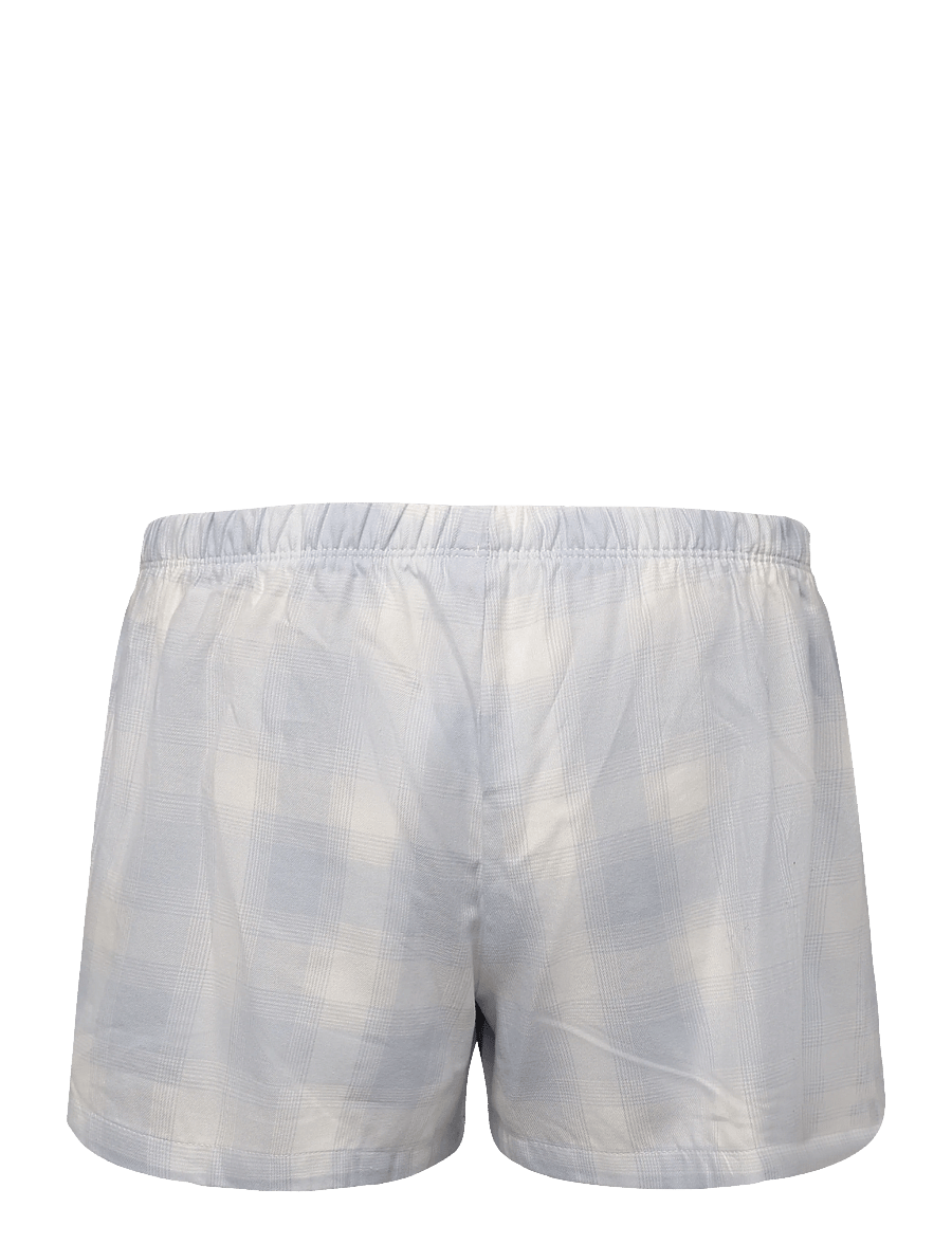 Hunkemöller - Pj Ss Short Vis Co Woven Check - pidžaamad - gardenia - 4