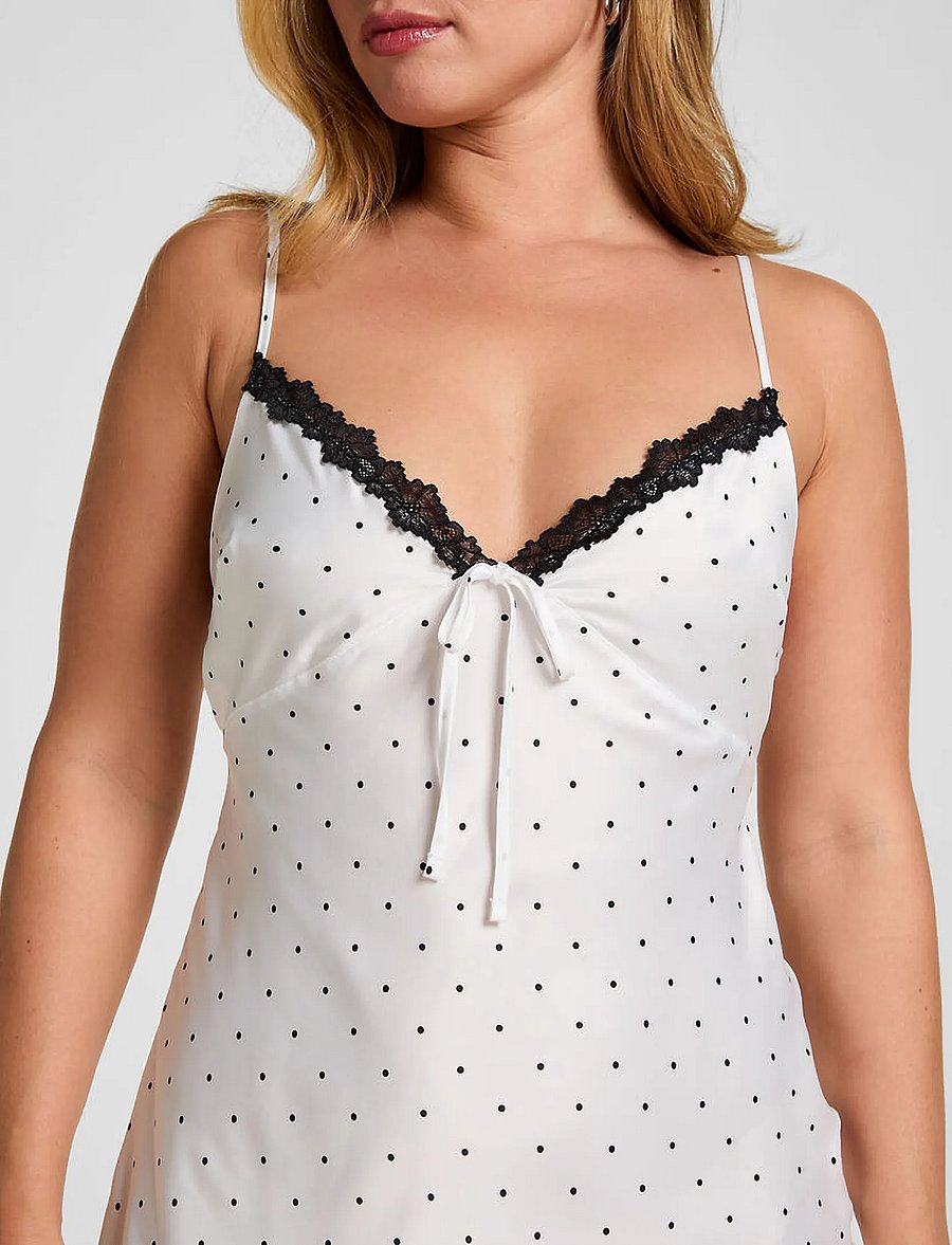Hunkemöller - Sd Satin Lace Dolly - Öösärgid - gardenia - 3