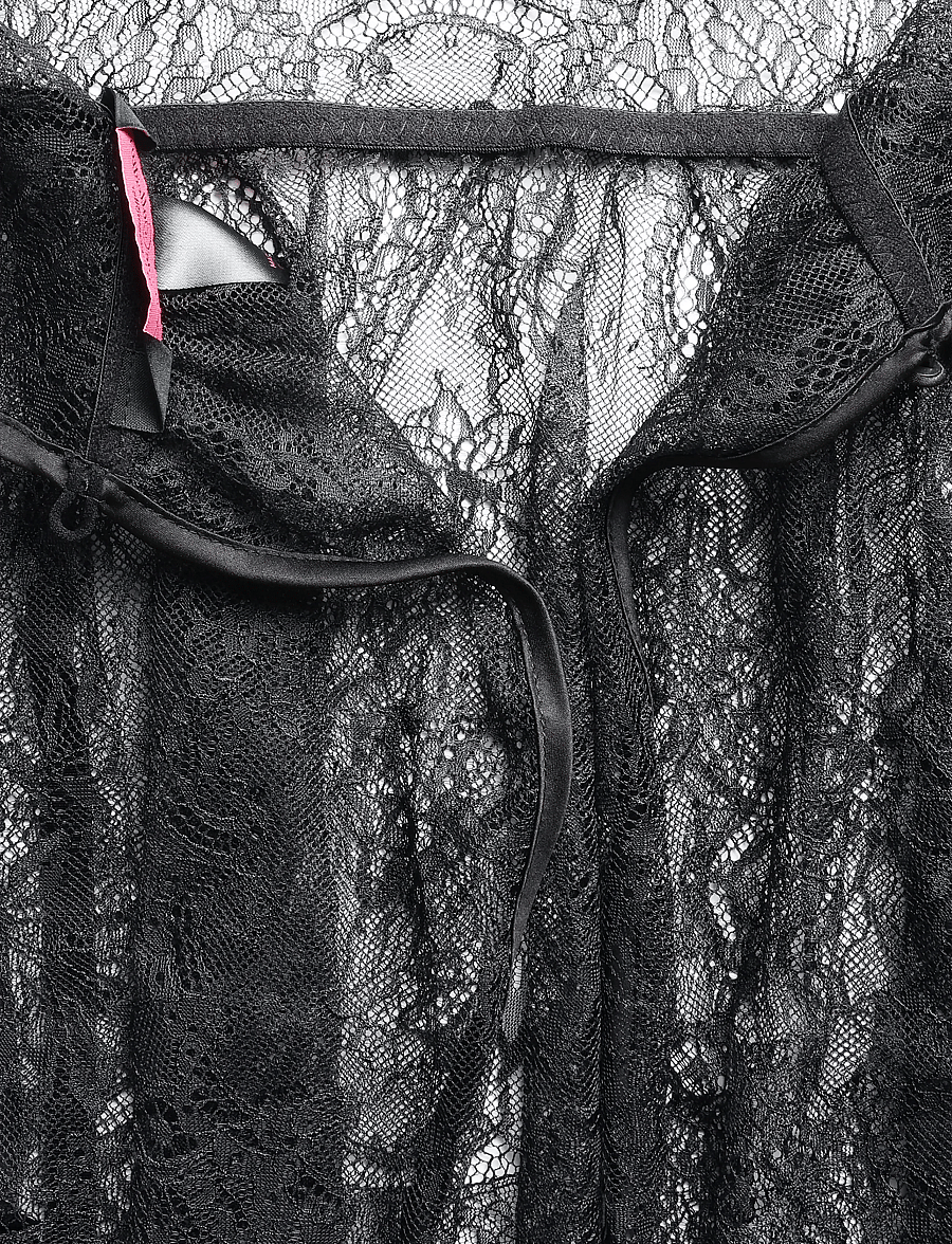 Hunkemöller - SKIRT LACE CAMILLE - sukahoidjad - caviar - 5