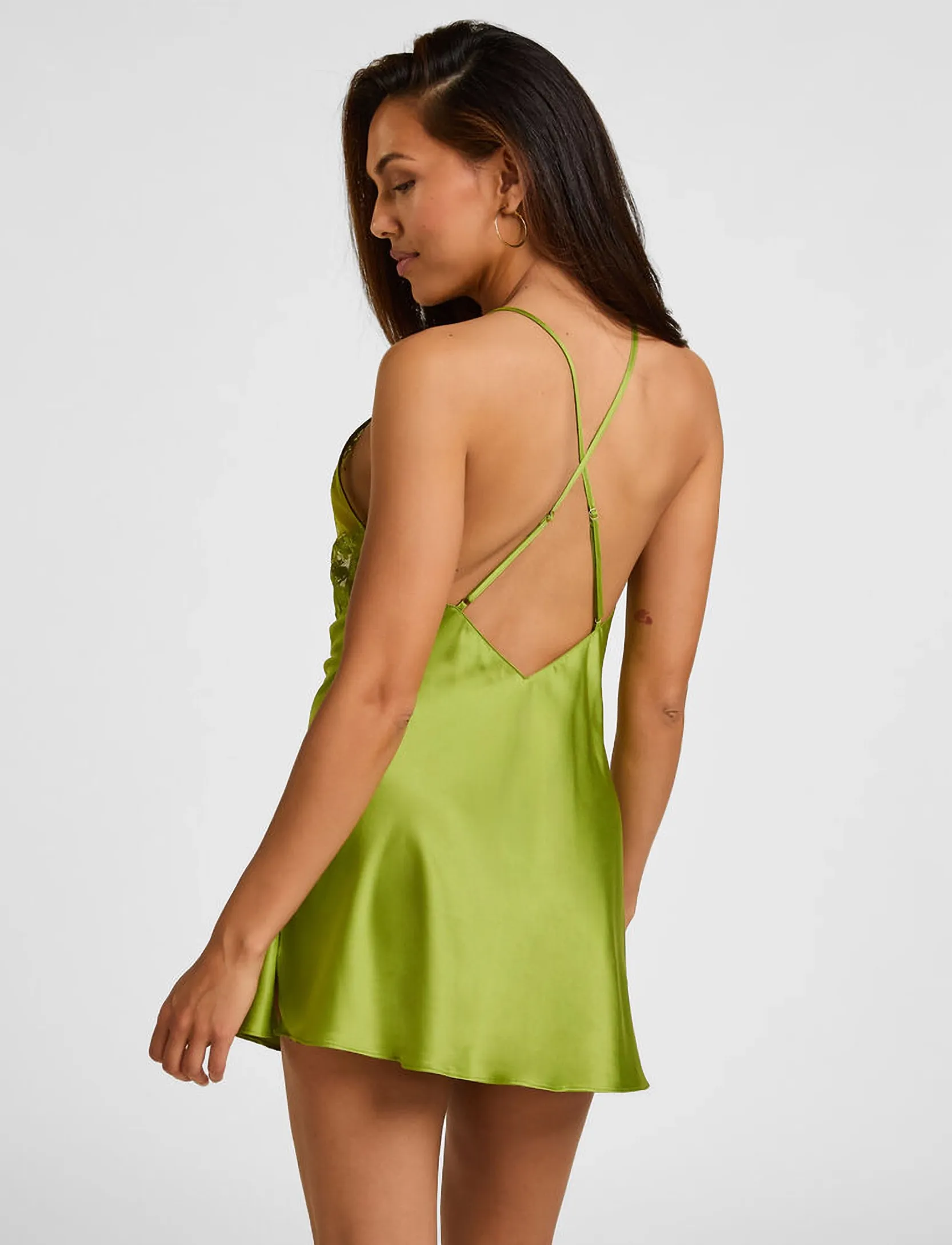 Hunkemöller - SD SATIN LACE ZARA - lima bean green - 4