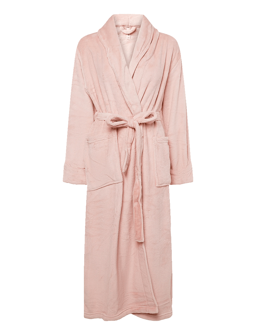 Hunkemöller - ROBE LONG SOFT FLEECE - morgonrockar - lotus - 1