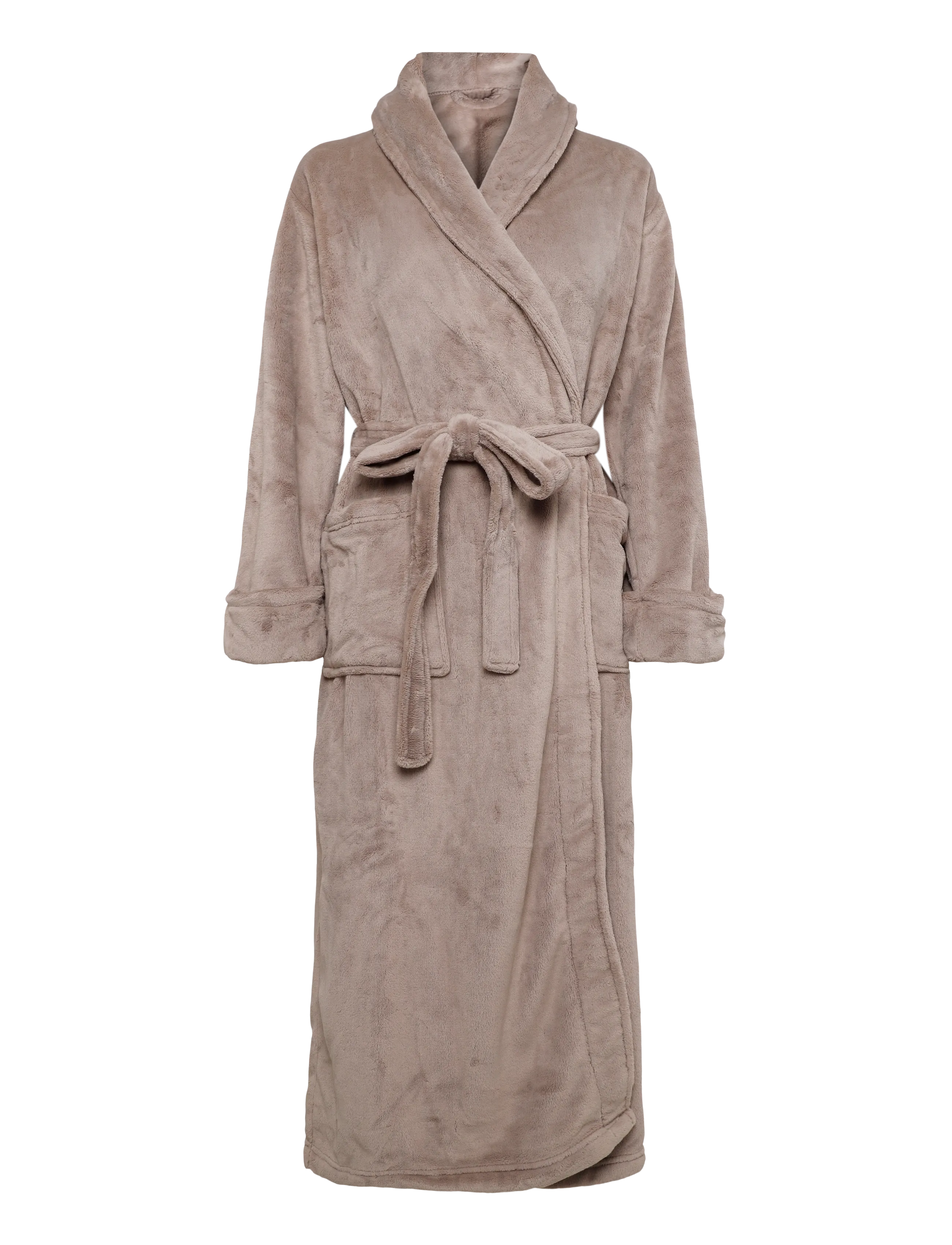 Hunkemöller ROBE LONG SOFT FLEECE - Hunkemöller - ETHEREA / beige