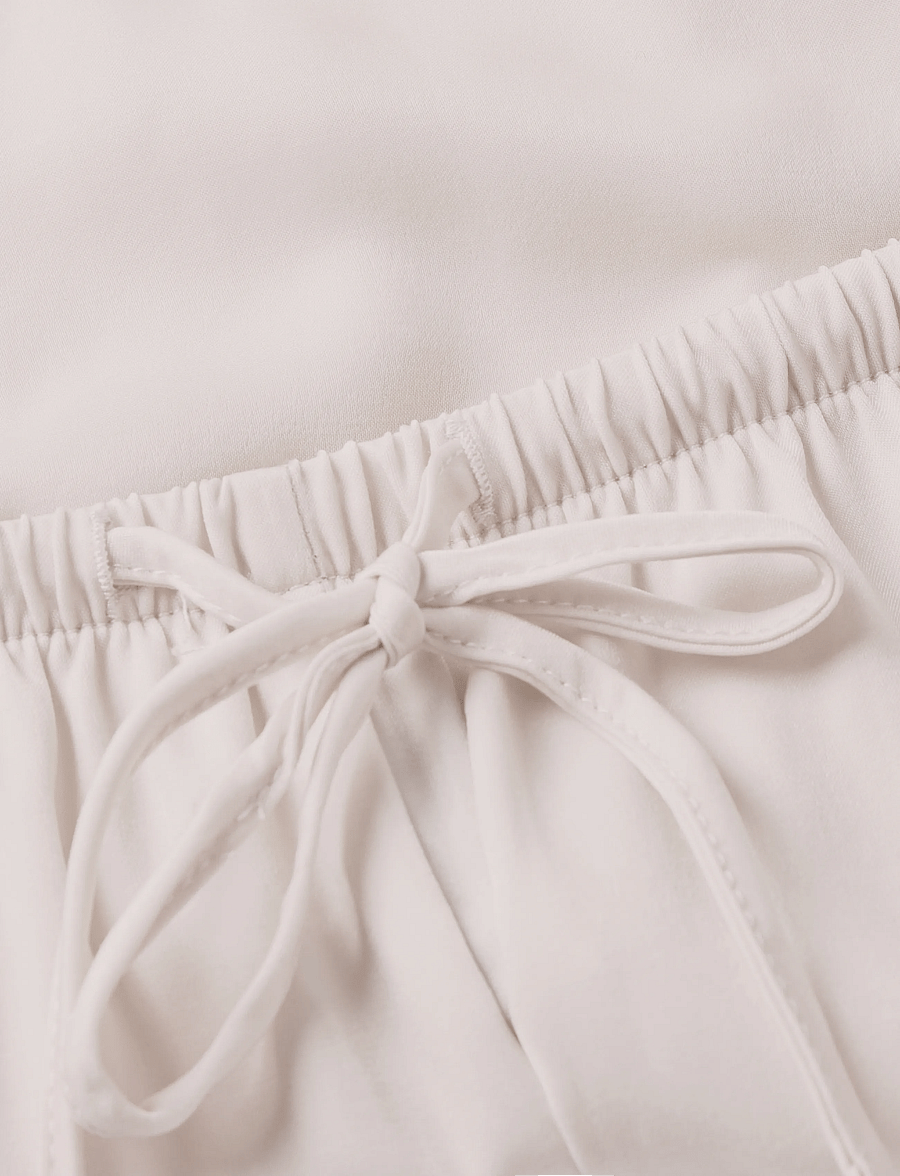 Hunkemöller - SHORT SATIN AYLA - shorts - whitecap gray - 5