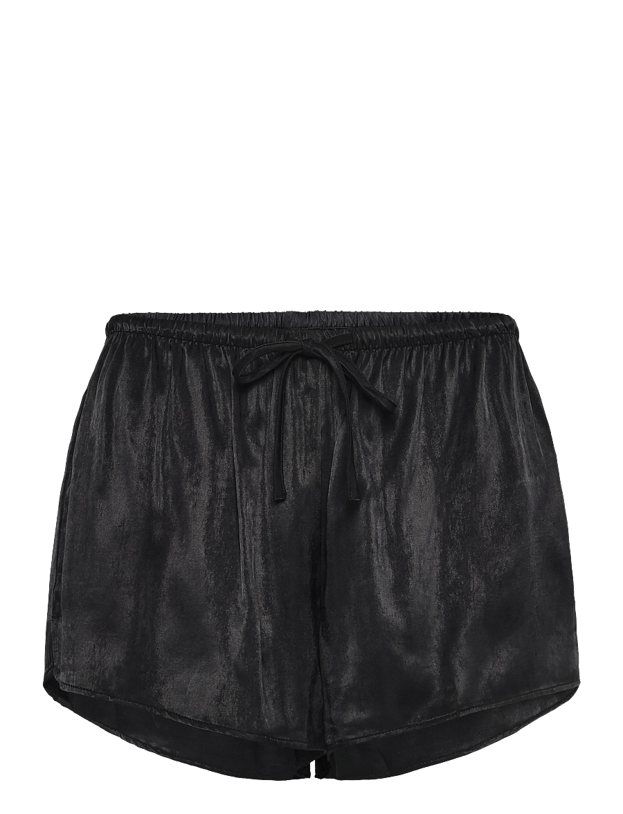 Hunkemöller - Short Satin Ayla - pyjamasshorts - caviar - 1