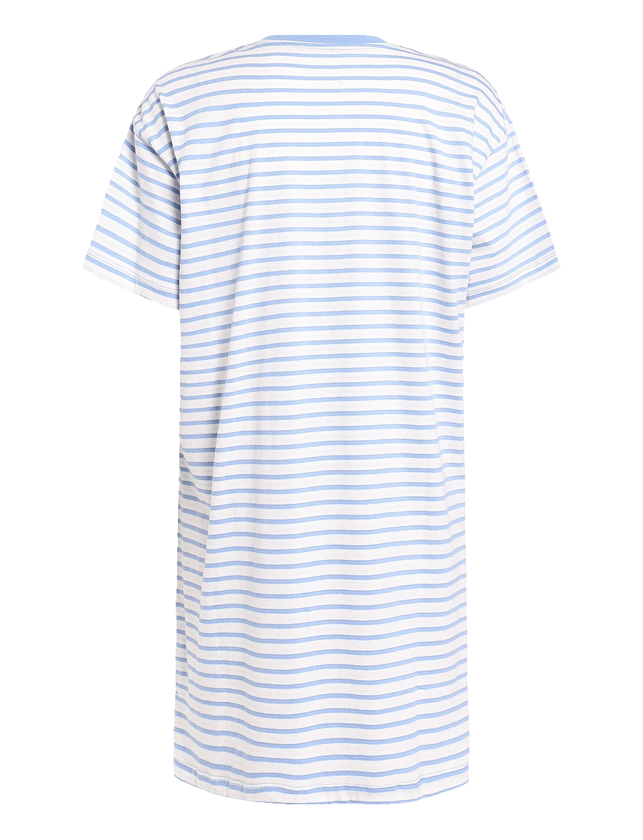 Hunkemöller - 2-Pack Nighties Boxy R-Neck - Öösärgid - hkm blue - 2