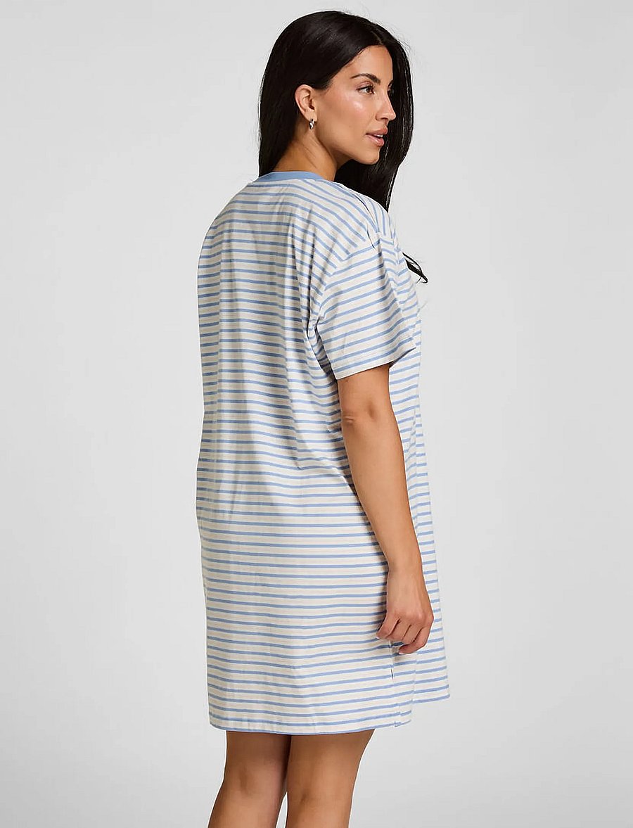 Hunkemöller - 2-Pack Nighties Boxy R-Neck - Öösärgid - hkm blue - 5