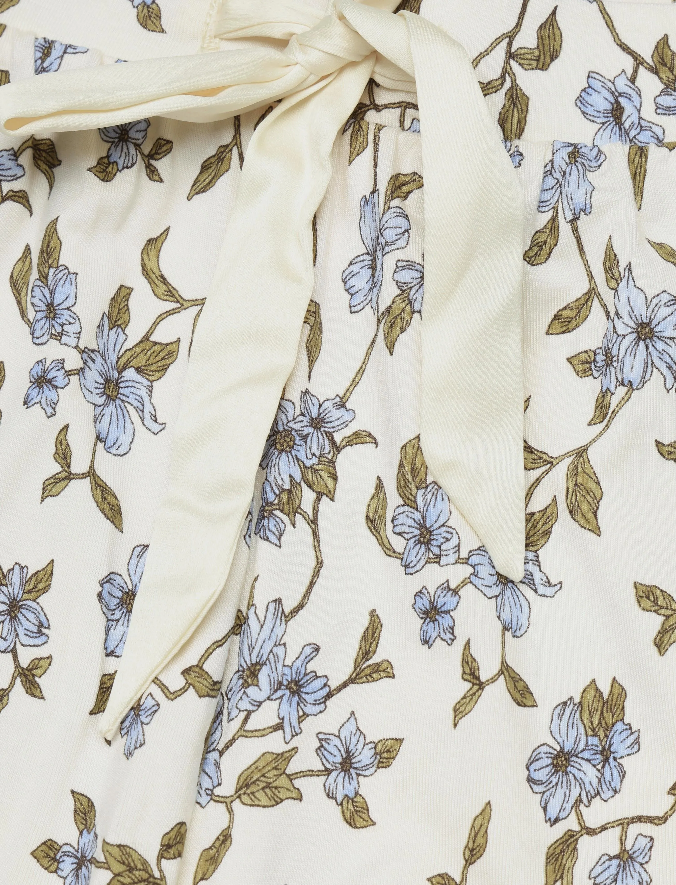 Hunkemöller - SHORT JERSEY RUFFLE PRINT - winter white - 5