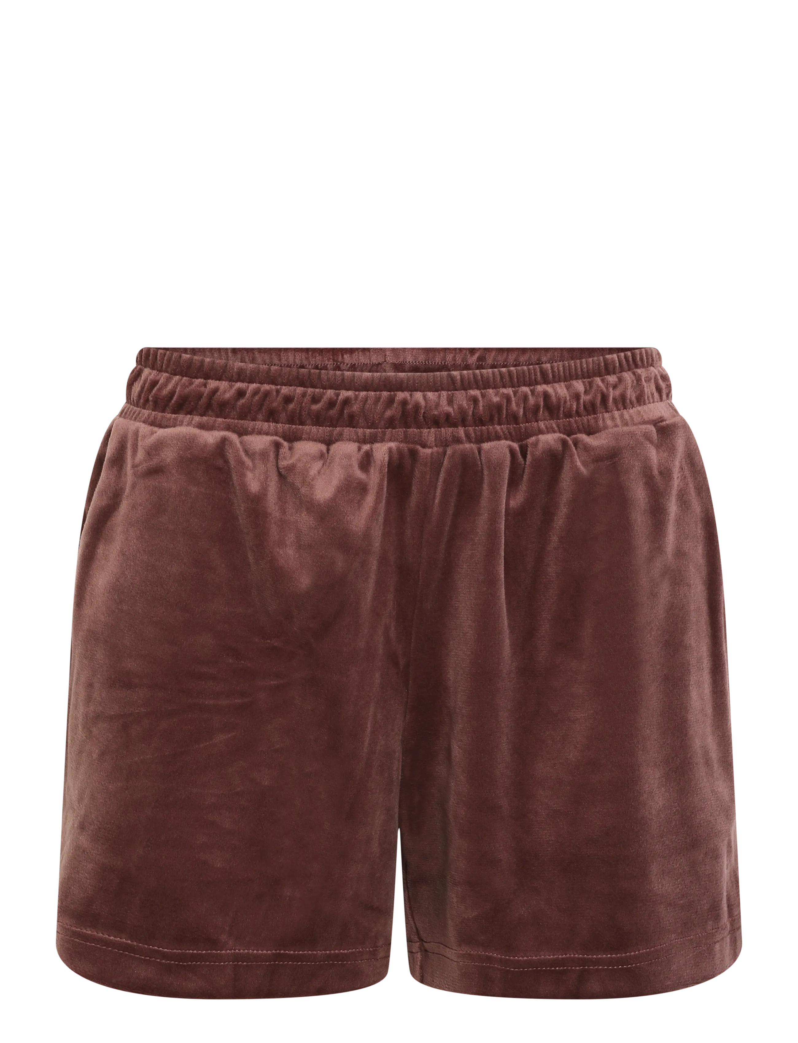 Hunkemöller - PJ SS VELOURS POCKET - deep mahogany - 2