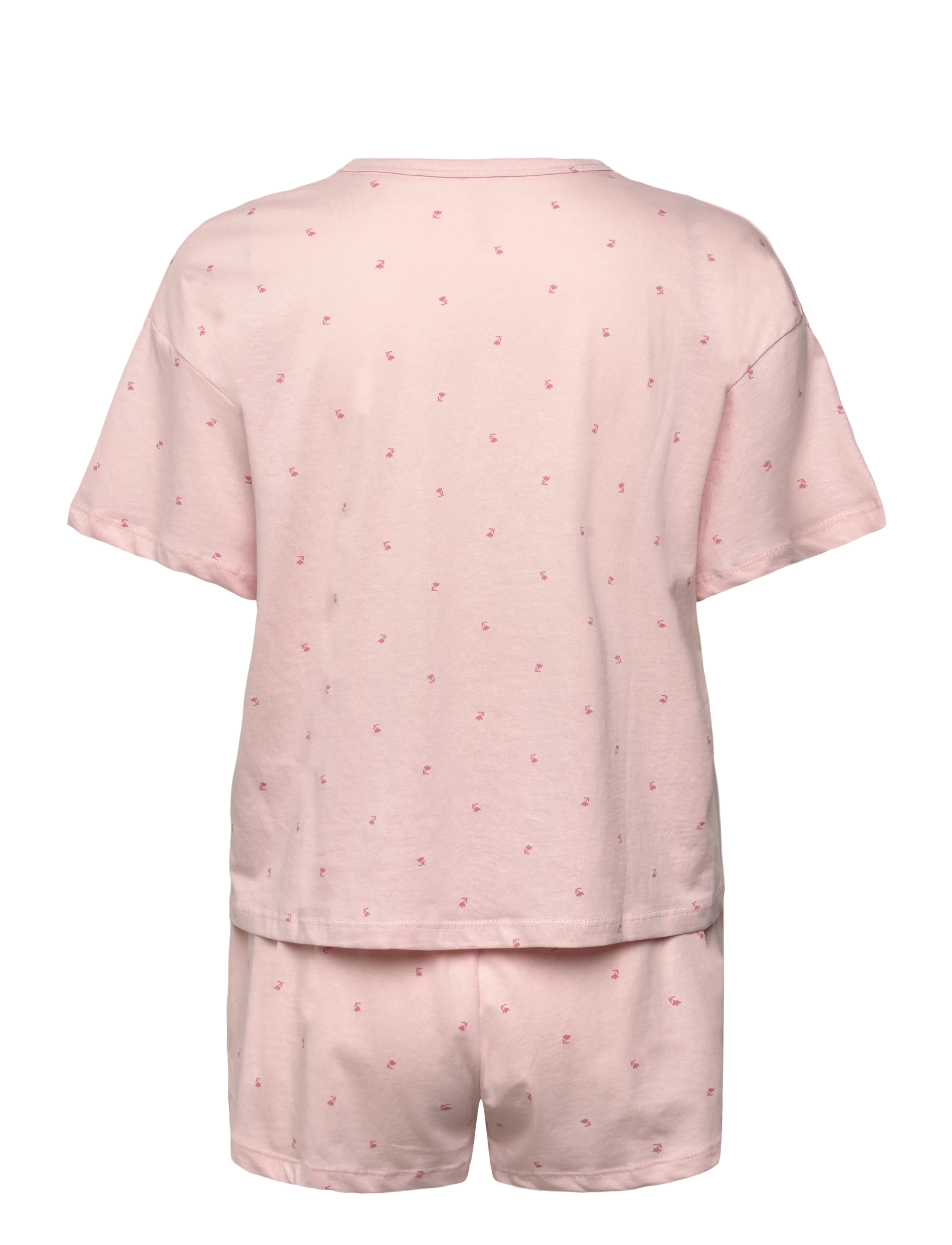 Hunkemöller - Pj Ss Short Co Jersey Print - lotus - 2