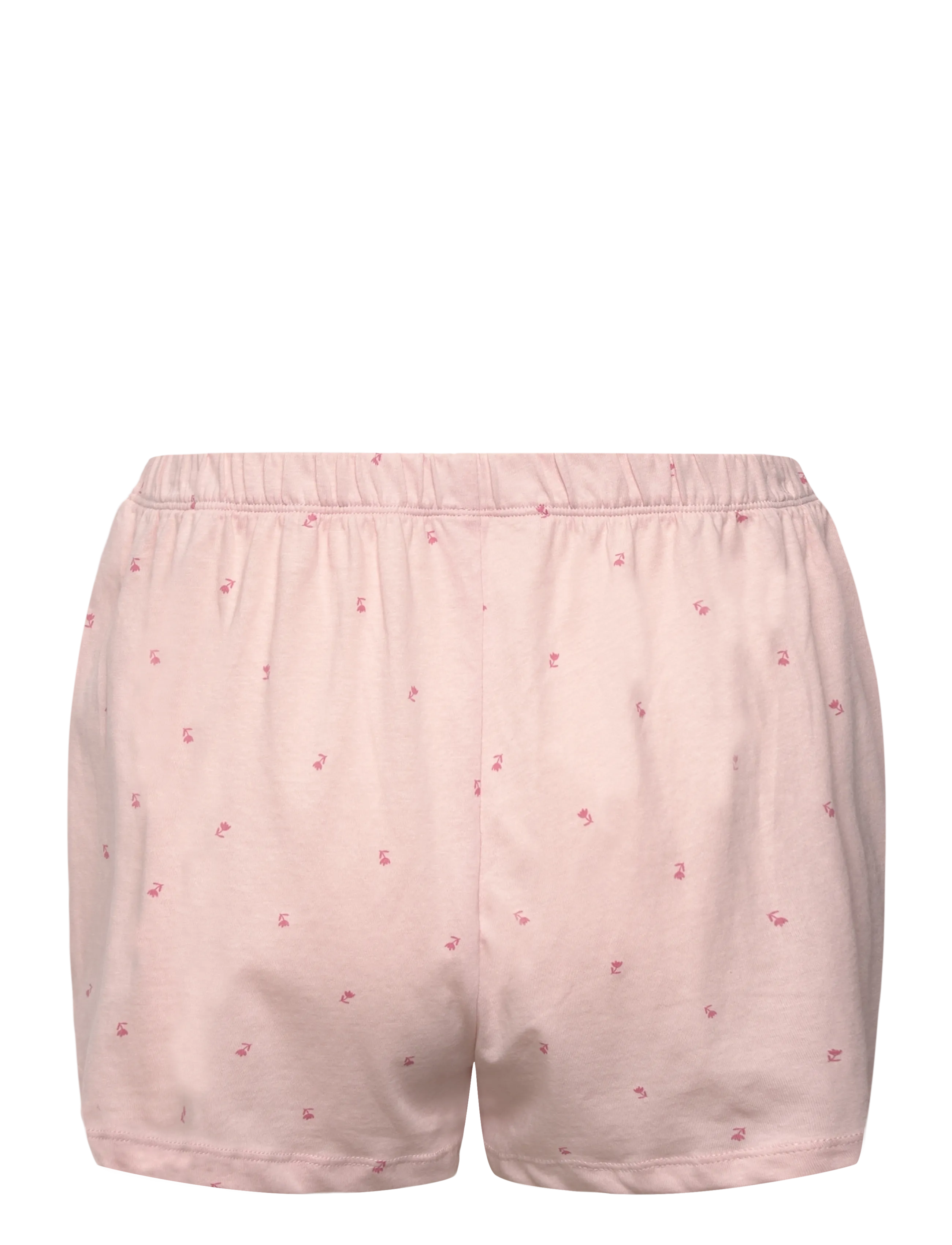 Hunkemöller - Pj Ss Short Co Jersey Print - lotus - 4
