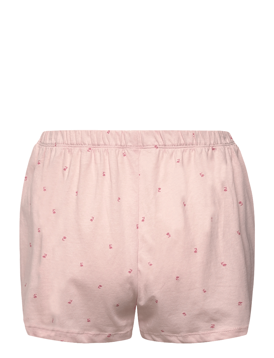 Hunkemöller - Pj Ss Short Co Jersey Print - lotus - 4