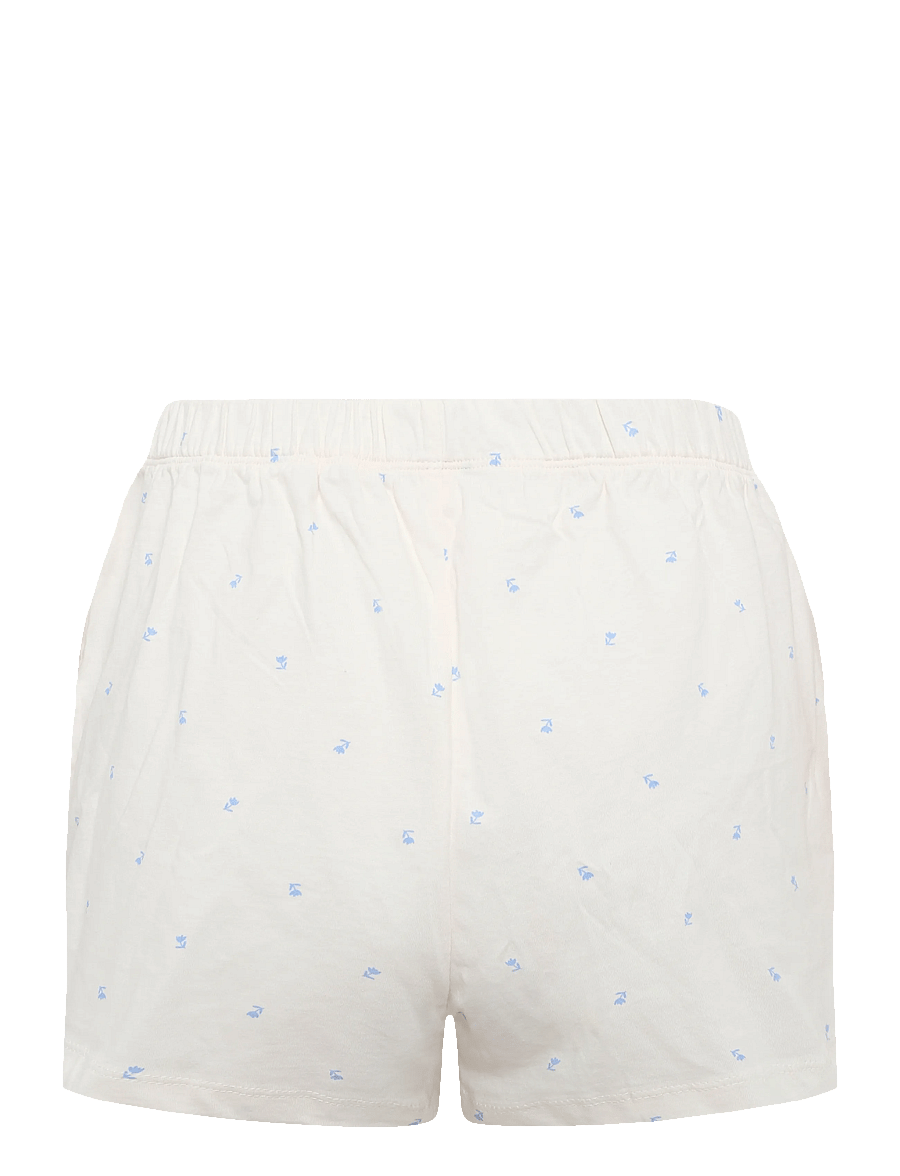 Hunkemöller - Pj Ss Short Co Jersey Print - pyjamas - gardenia - 4