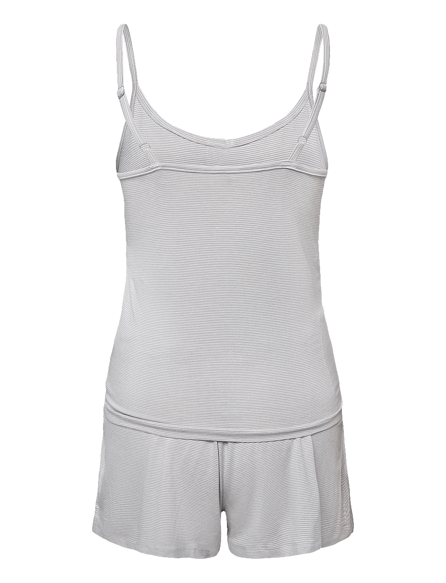 Hunkemöller - Pj Cami Henley Thin Stripe - pyjamas - vapor blue - 2