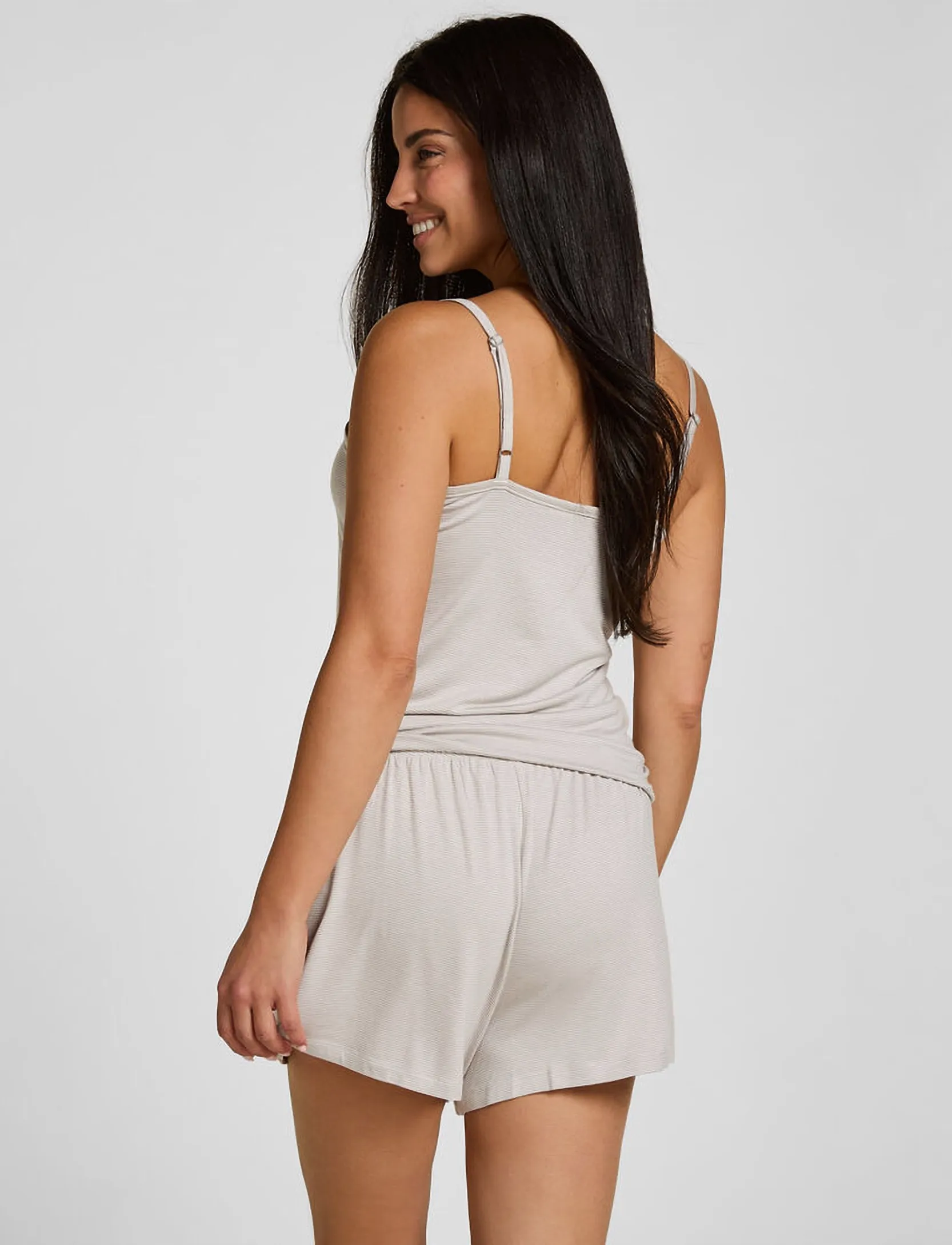 Hunkemöller Pj Cami Henley Thin Stripe pyjamas & nattlinnen dam – bild 4