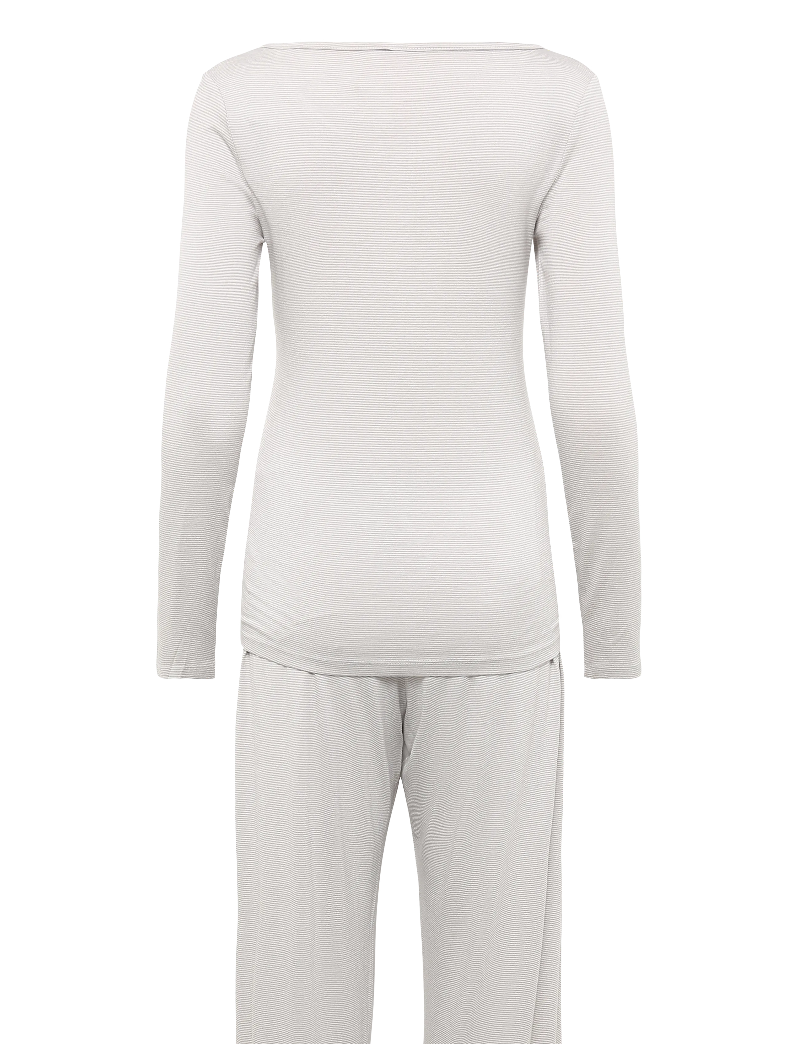 Hunkemöller - Pj Ls Henley Thin Stripe - geburtstagsgeschenke - vapor blue - 2