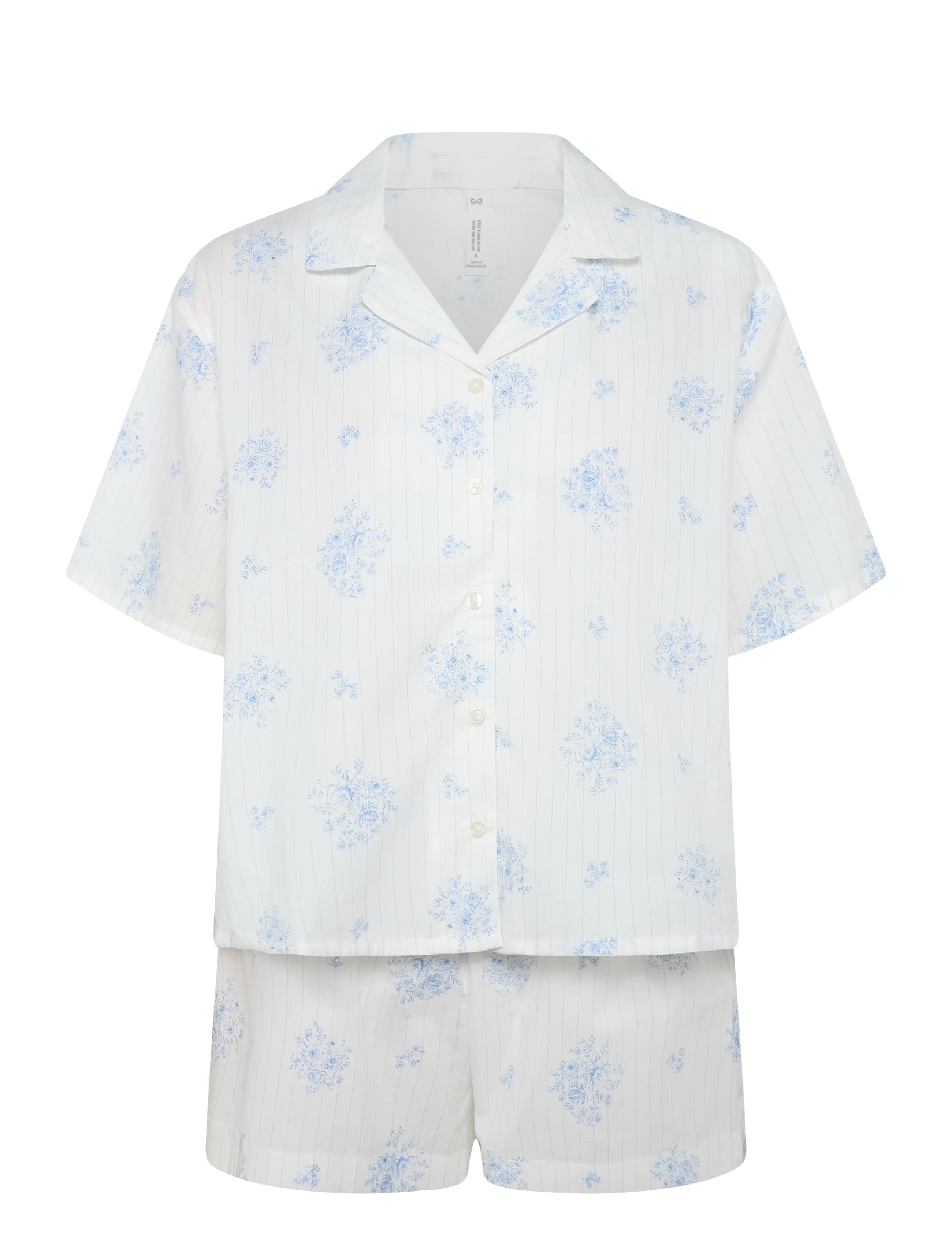 HUNKEMÖLLER Pj Ss Woven Print Weiß - M - Damen