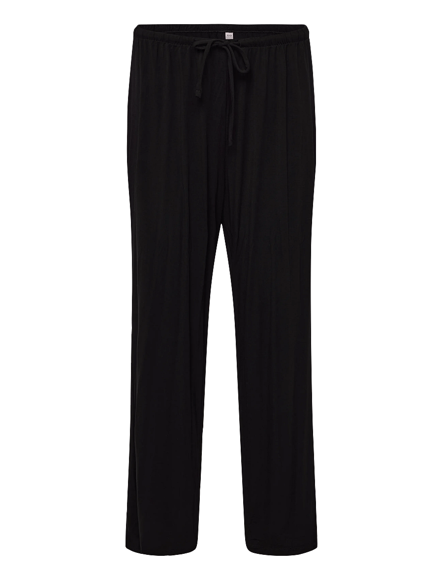 Hunkemöller - PJ LS JERSEY ESSENTIAL - långärmade skjortor - black - 2