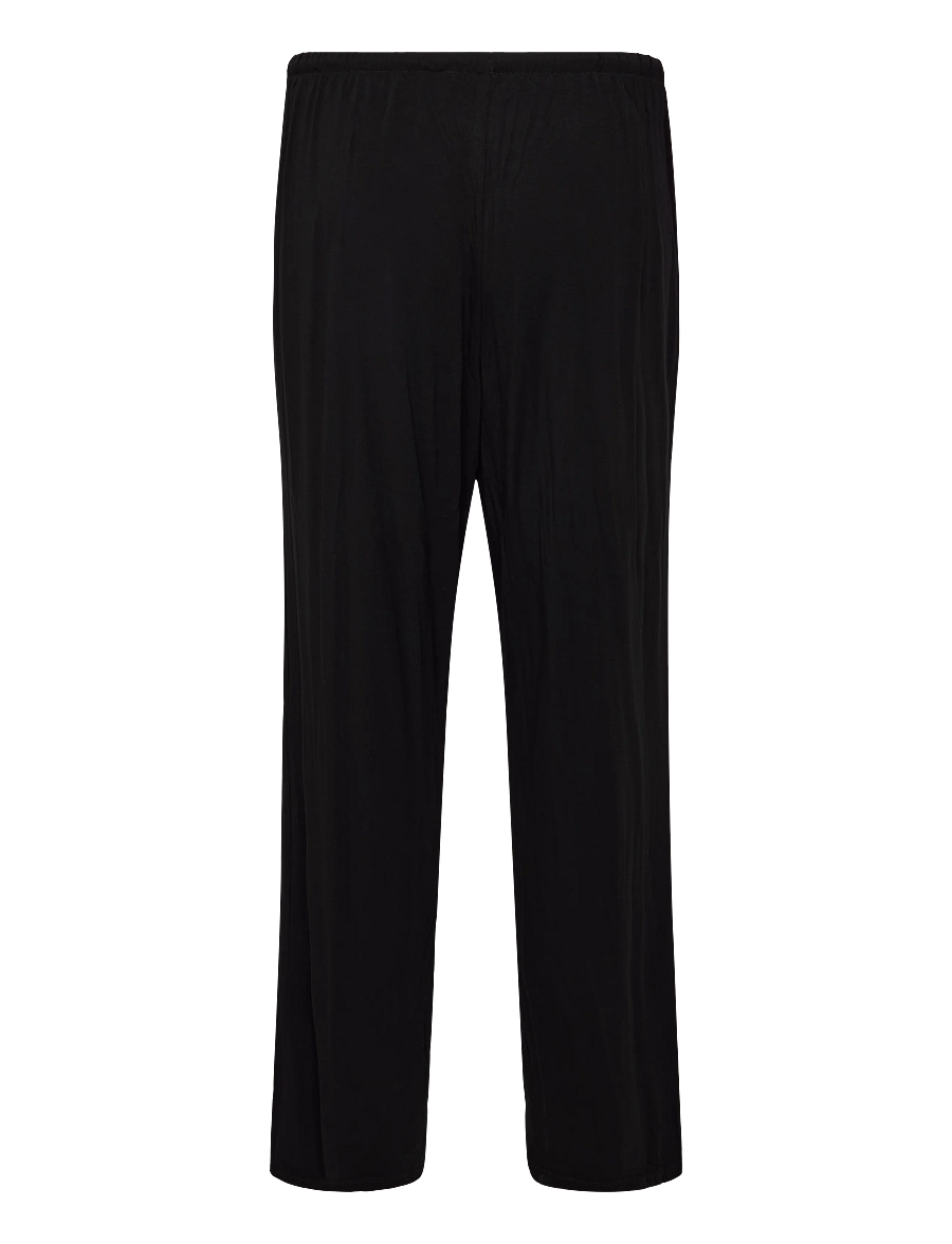 Hunkemöller - PJ LS JERSEY ESSENTIAL - långärmade skjortor - black - 3