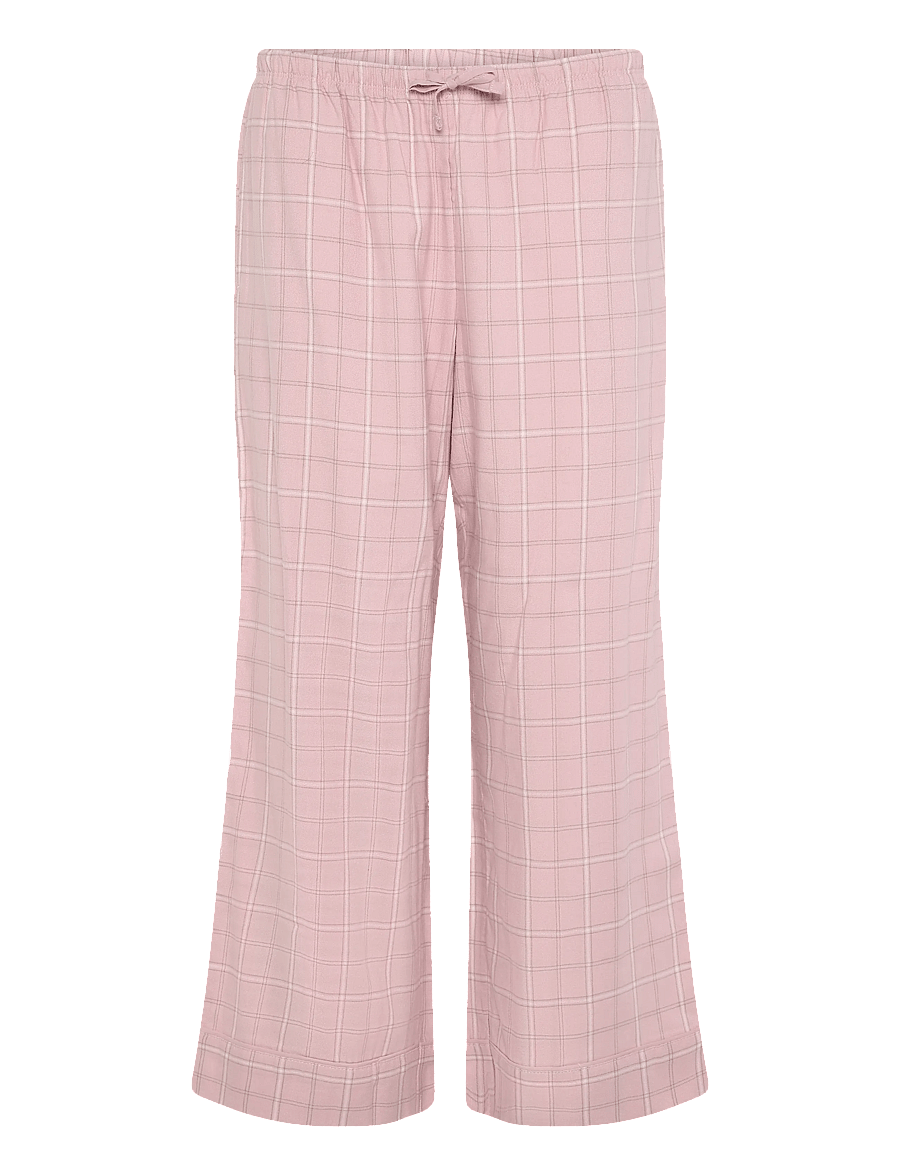 Hunkemöller - PETITE PANT VIS CO WVN CHECK - hose mit geradem bein - lotus - 1