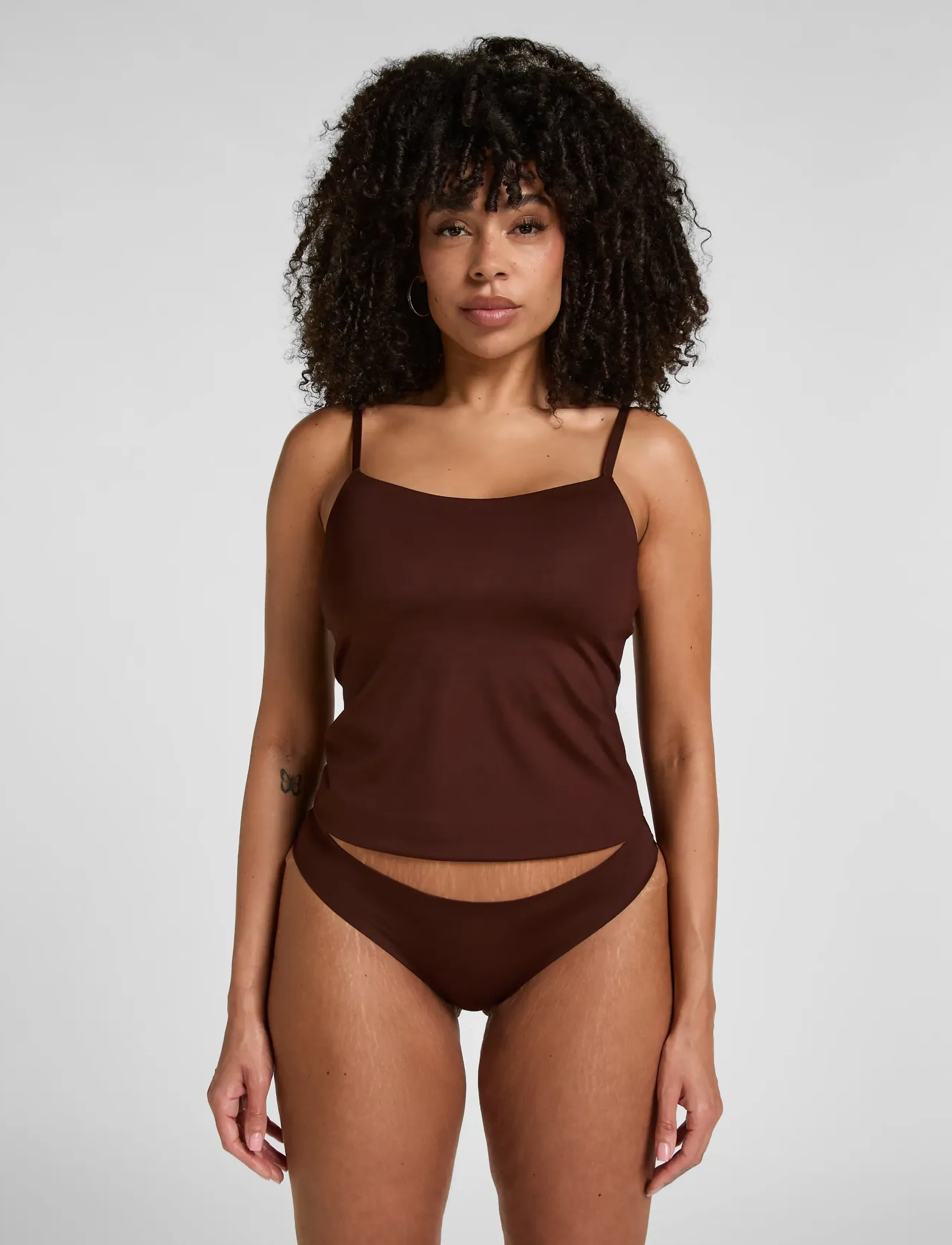 Hunkemöller Ultimate Comfort Cami Top - Weiche BHs - CHICORY COFFEE / brown