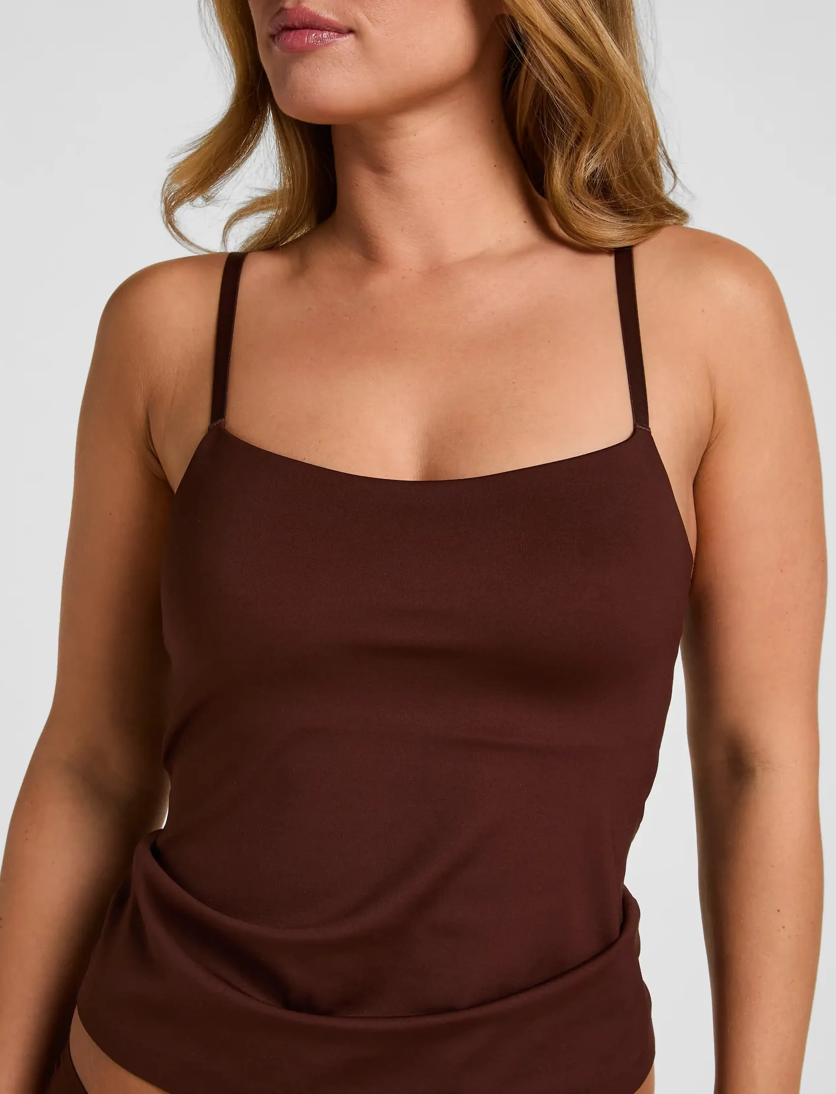 Hunkemöller - Ultimate Comfort Cami Top - tank top bras - chicory coffee - 3