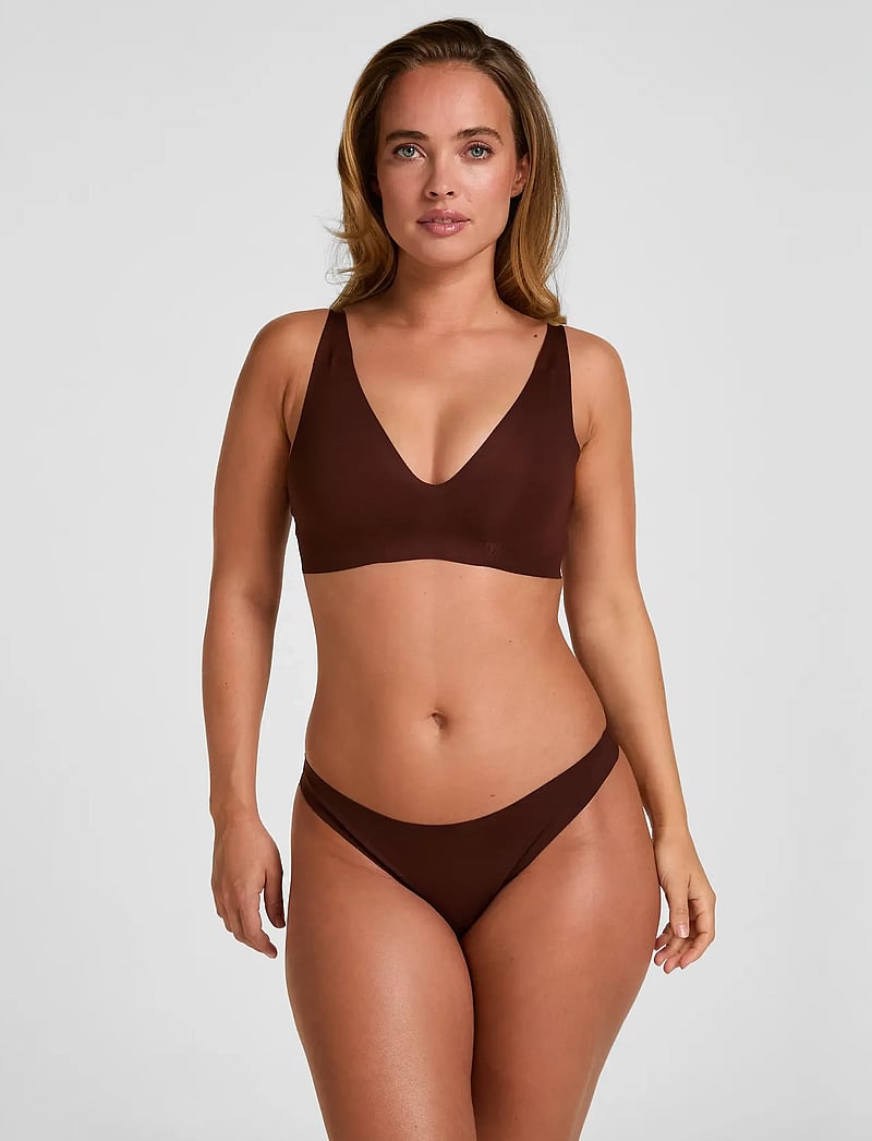 Hunkemöller - Ultimate Comfort String R - Õmblusteta aluspüksid - chicory coffee - 0