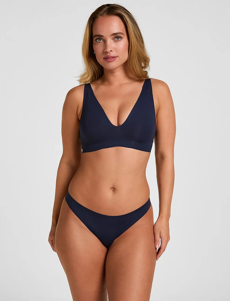 Hunkemöller - Ultimate Comfort String R - nahtlose slips - peacoat - 0