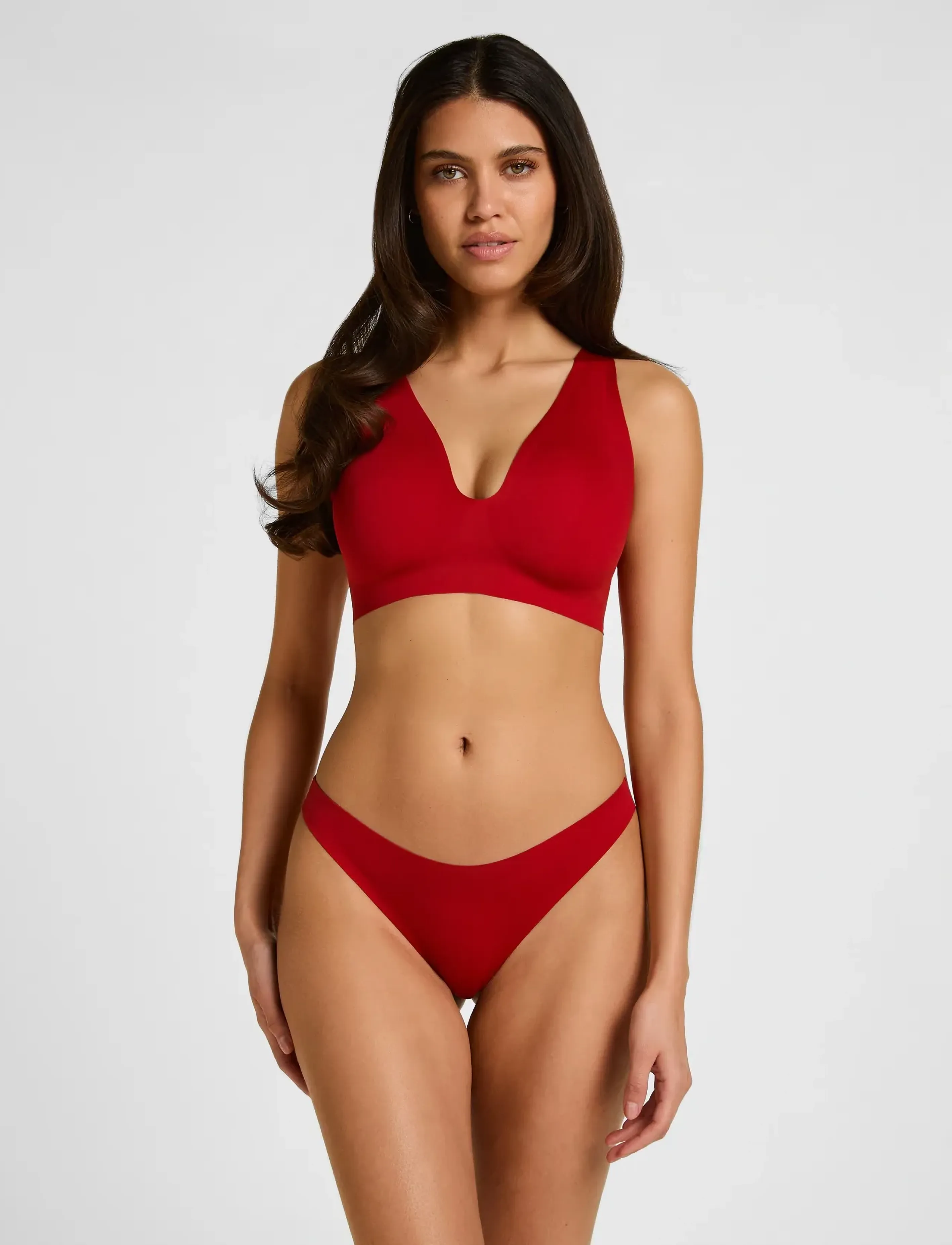 Hunkemöller Ultimate Comfort String R - Aluspüksid - CHILI PEPPER / red