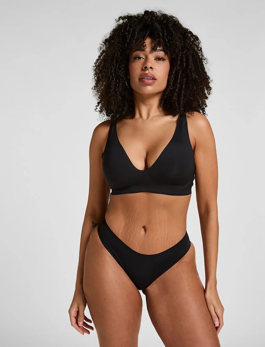 Hunkemöller - Ultimate Comfort Braz R - seamless trusser - caviar - 0