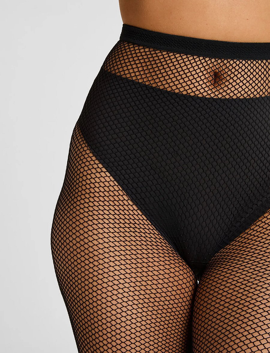 Hunkemöller - TI FISHNET - besondere anlässe - black - 4