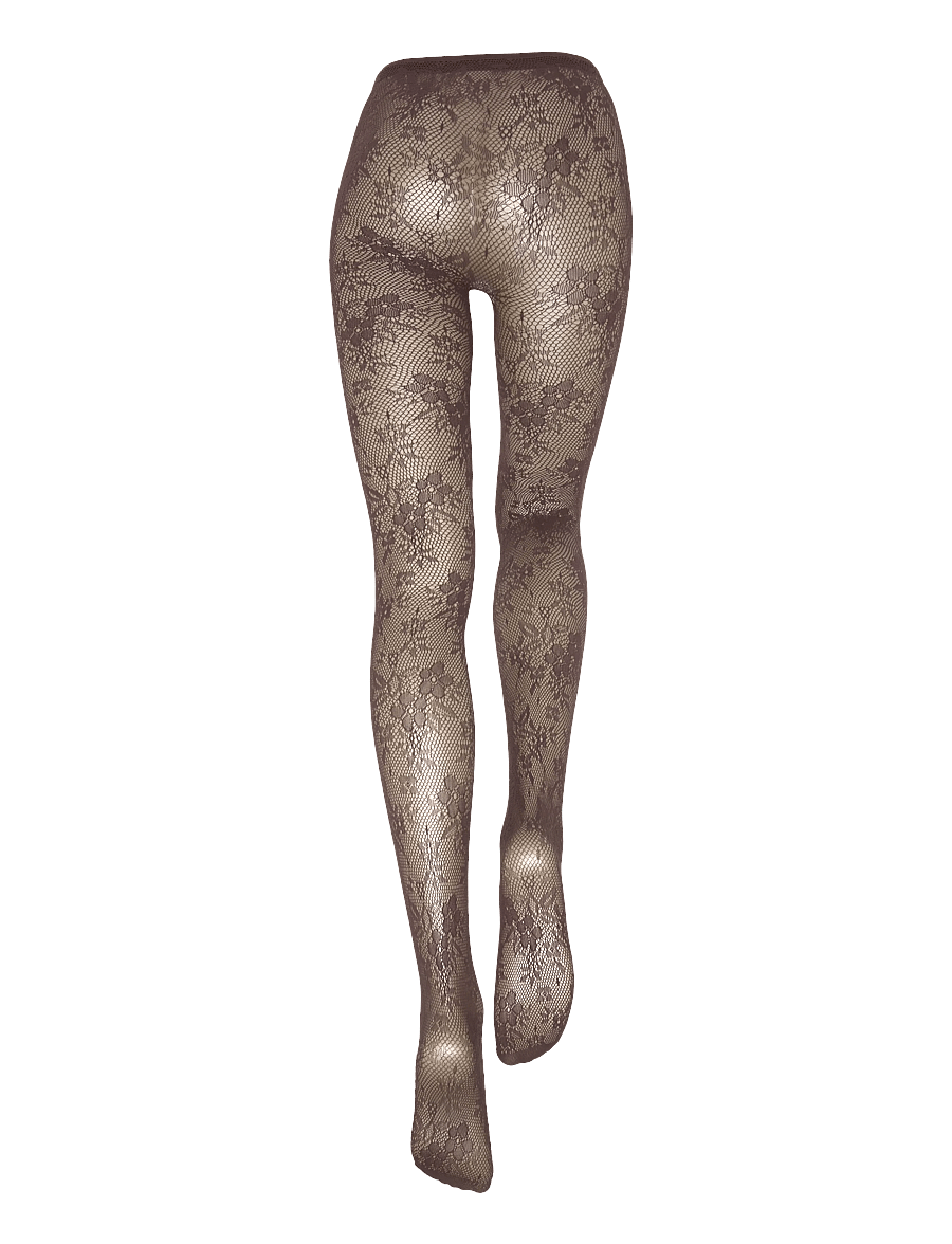 Hunkemöller - TI ALLOVER LACE FISHNET - særlige begivenheder - chicory coffee - 2
