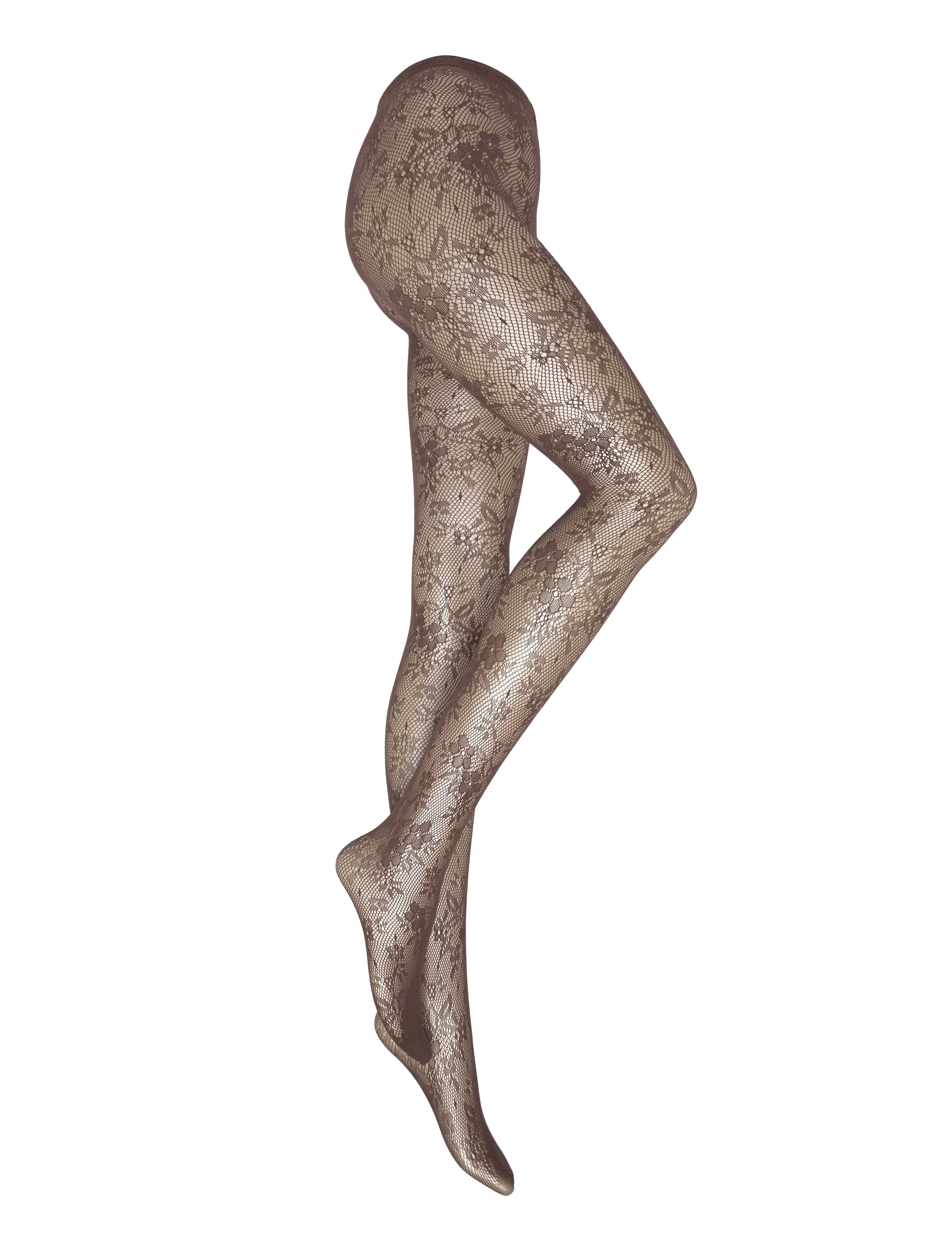 Hunkemöller - TI ALLOVER LACE FISHNET - special occasions - chicory coffee - 3
